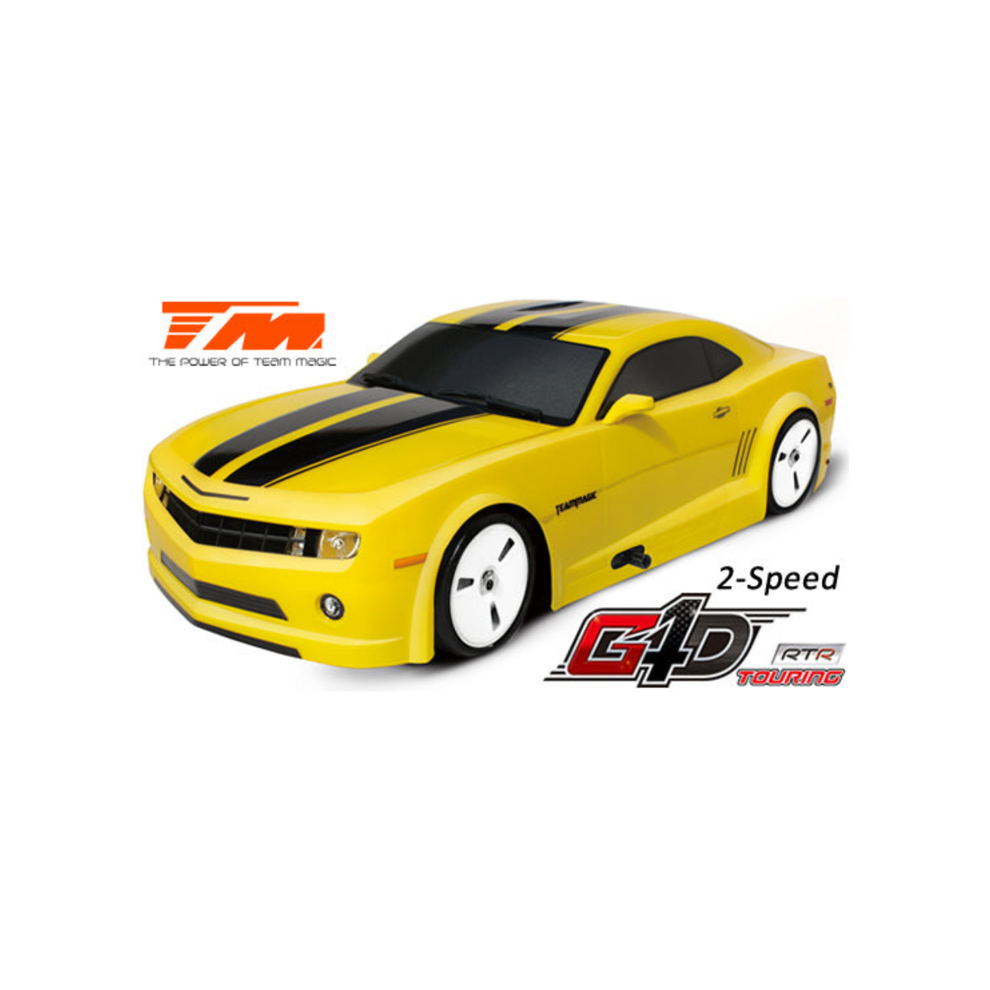 TEAM MAGIC 1/10 NITRO - 4WD TOURING CAMARO RTR - PULL START - 2-SPEED