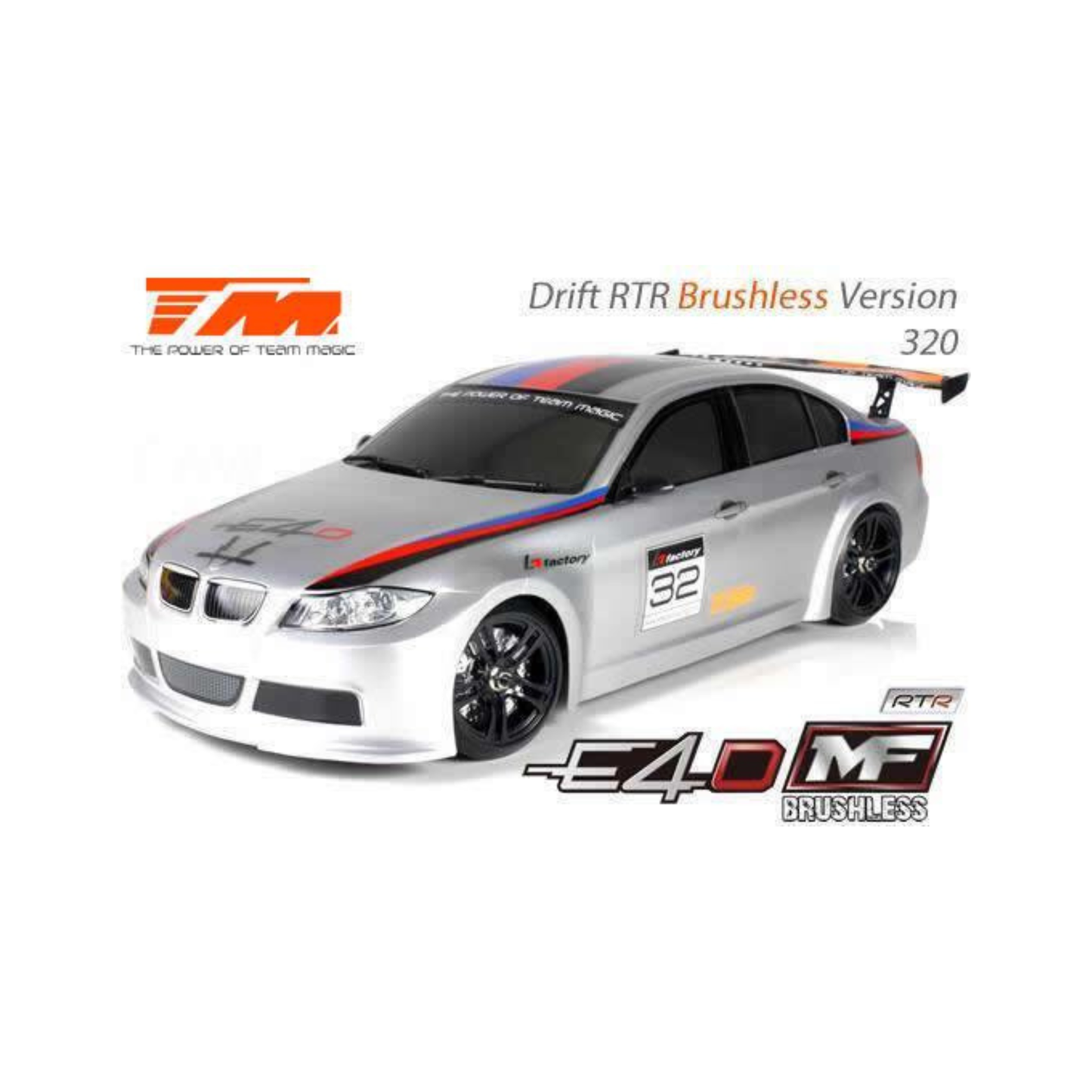 
                  
                    Team Magic - E4D Mf Brushless Drift Car Rtr- BMW 320
                  
                