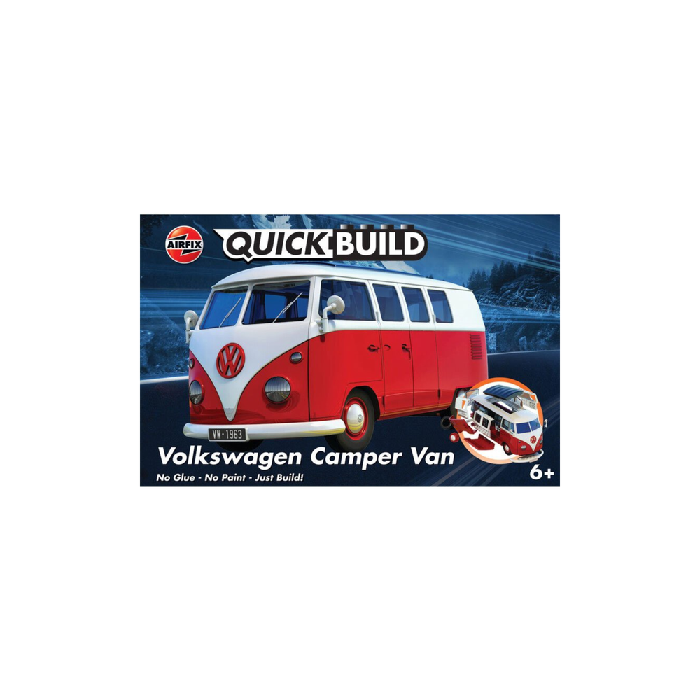 AIRFIX QUICKBUILD VW CAMPER VAN - NEW TOOLING-Airfix-ProHobbies