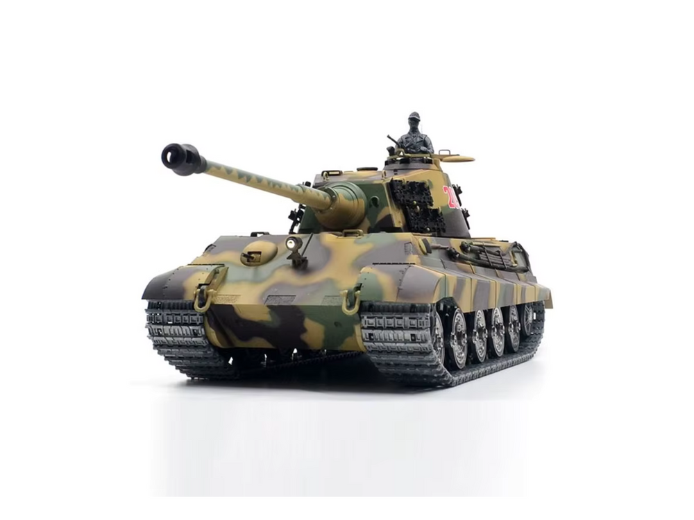 Henglong 3888A-1 King Tiger Tank 1:16 Heavy metal tank Fully UPGRADED