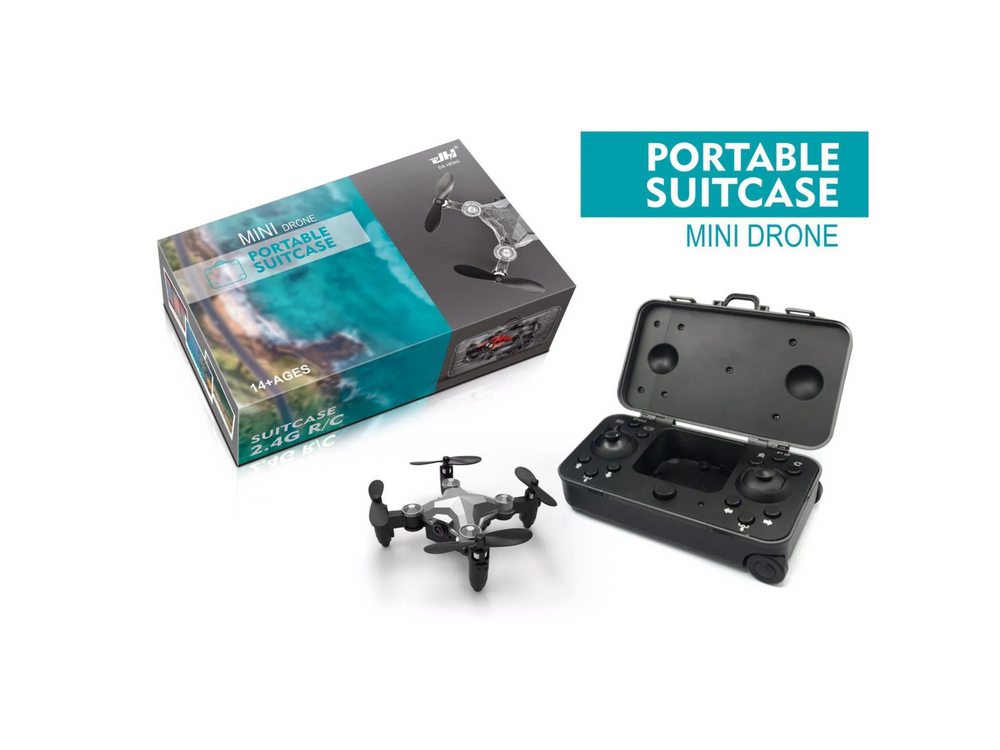 JHL 2.4g Wifi Dh-120 Mini Luggage Drone Quadcopter Remote Control Altitude Hold Real-time Transmission Fpv 4-axis Rc