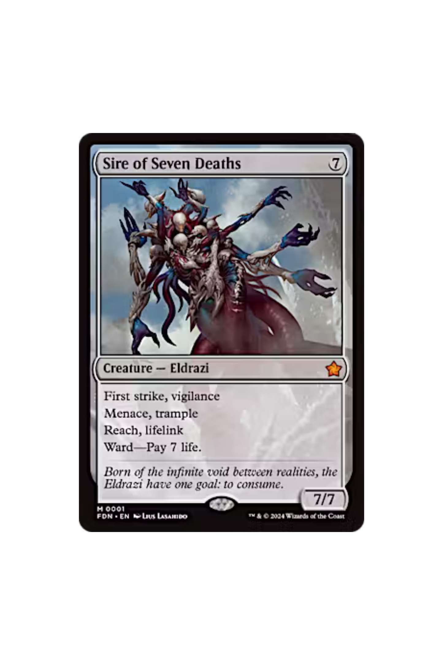 Magic the Gathering Foundations: Sire of Seven Deaths (0001)-Magic The Gathering-ProHobbies