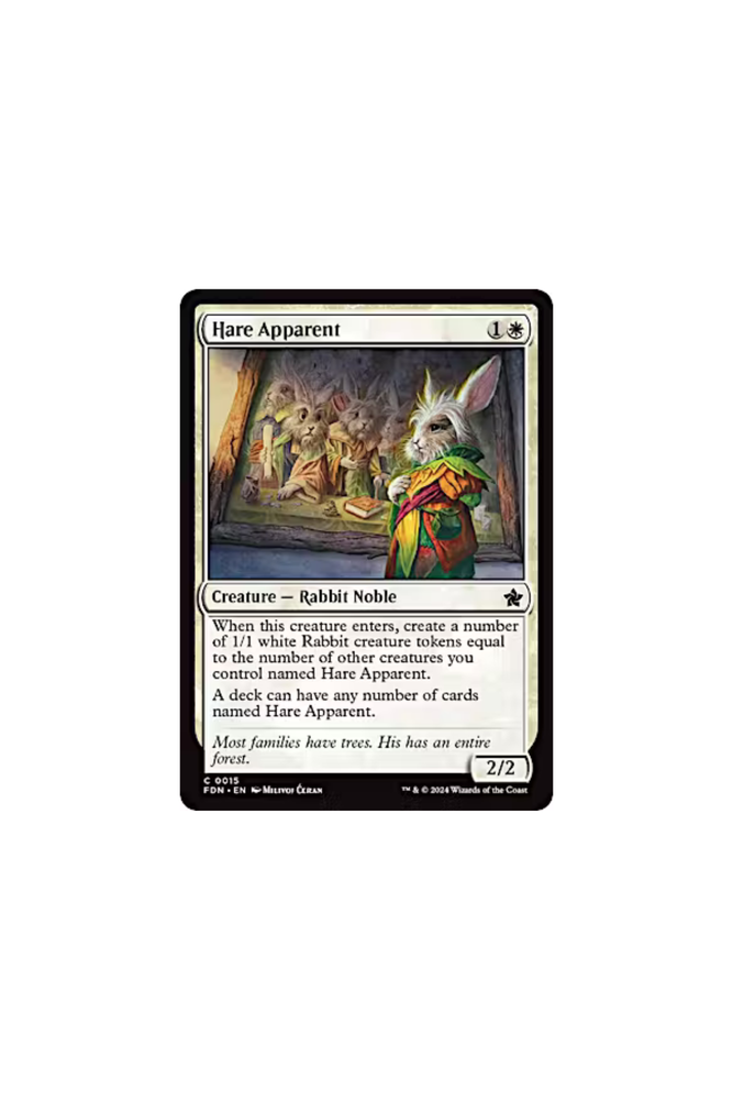 Magic the Gathering Foundations: Hare Apparent (0015)-Magic The Gathering-ProHobbies