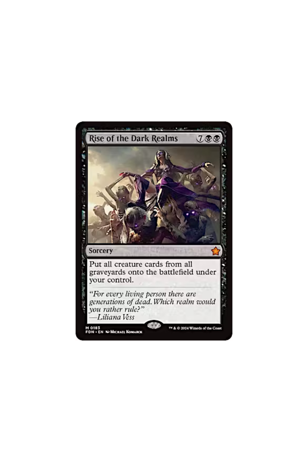 Magic the Gathering Foundations: Rise of the Dark Realms (0183)-Magic The Gathering-ProHobbies