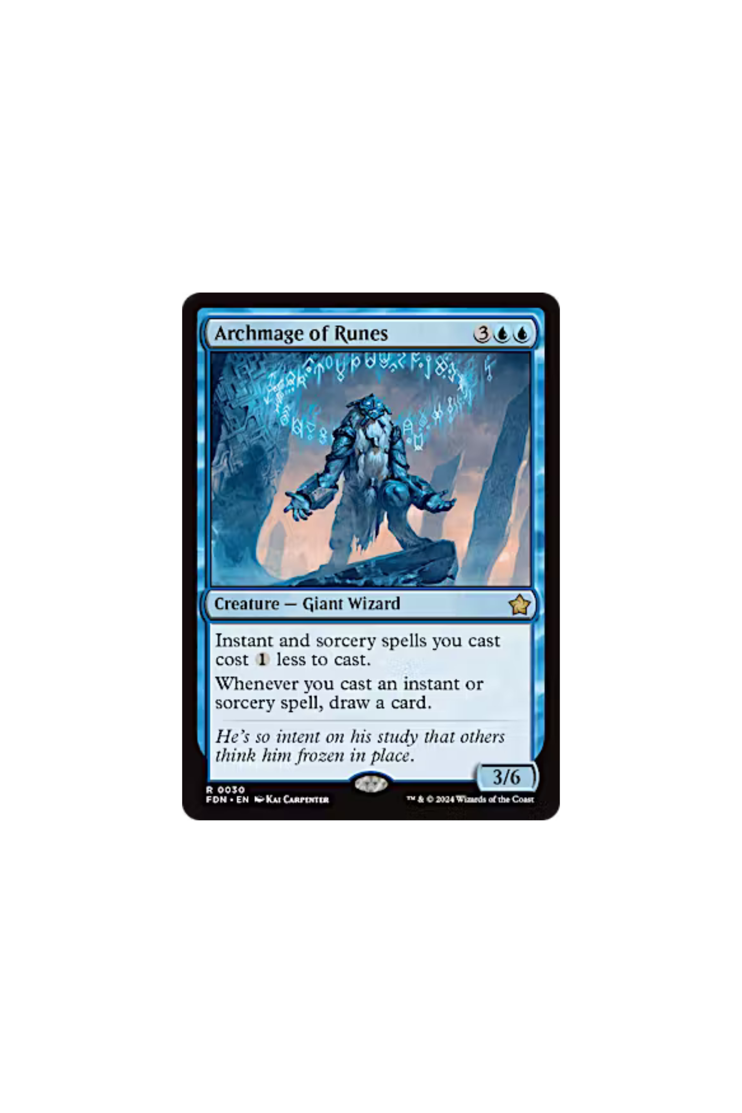 Magic the Gathering Foundations: Archmage of Runes (0030)-Magic The Gathering-ProHobbies