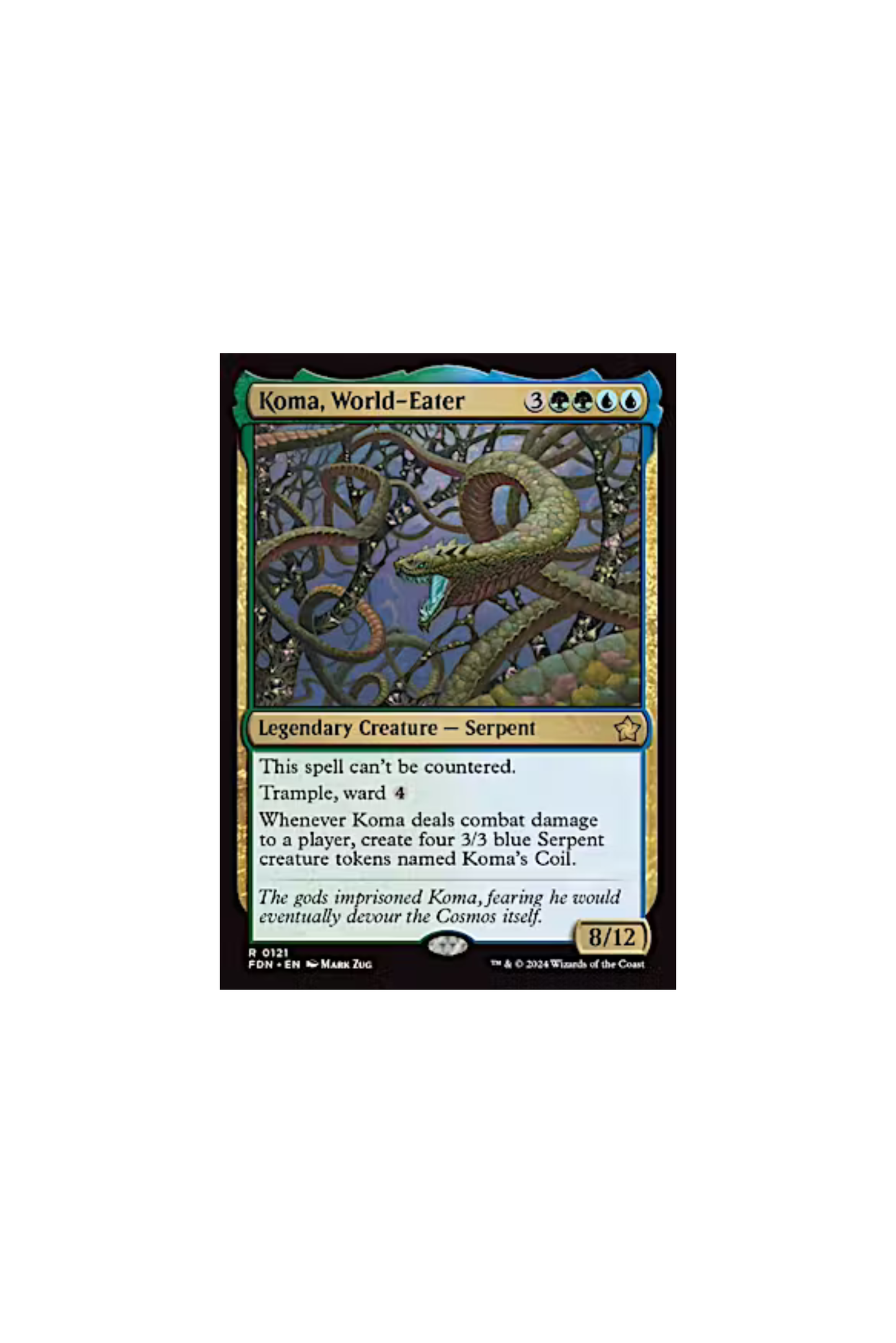 Magic the Gathering Foundations: Koma, World-Eater (0121)-Magic The Gathering-ProHobbies