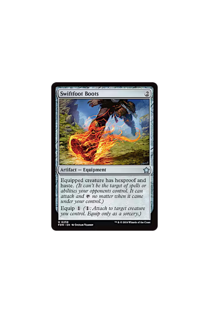 Magic the Gathering Foundations: Swiftfoot Boots (0258)-Magic The Gathering-ProHobbies