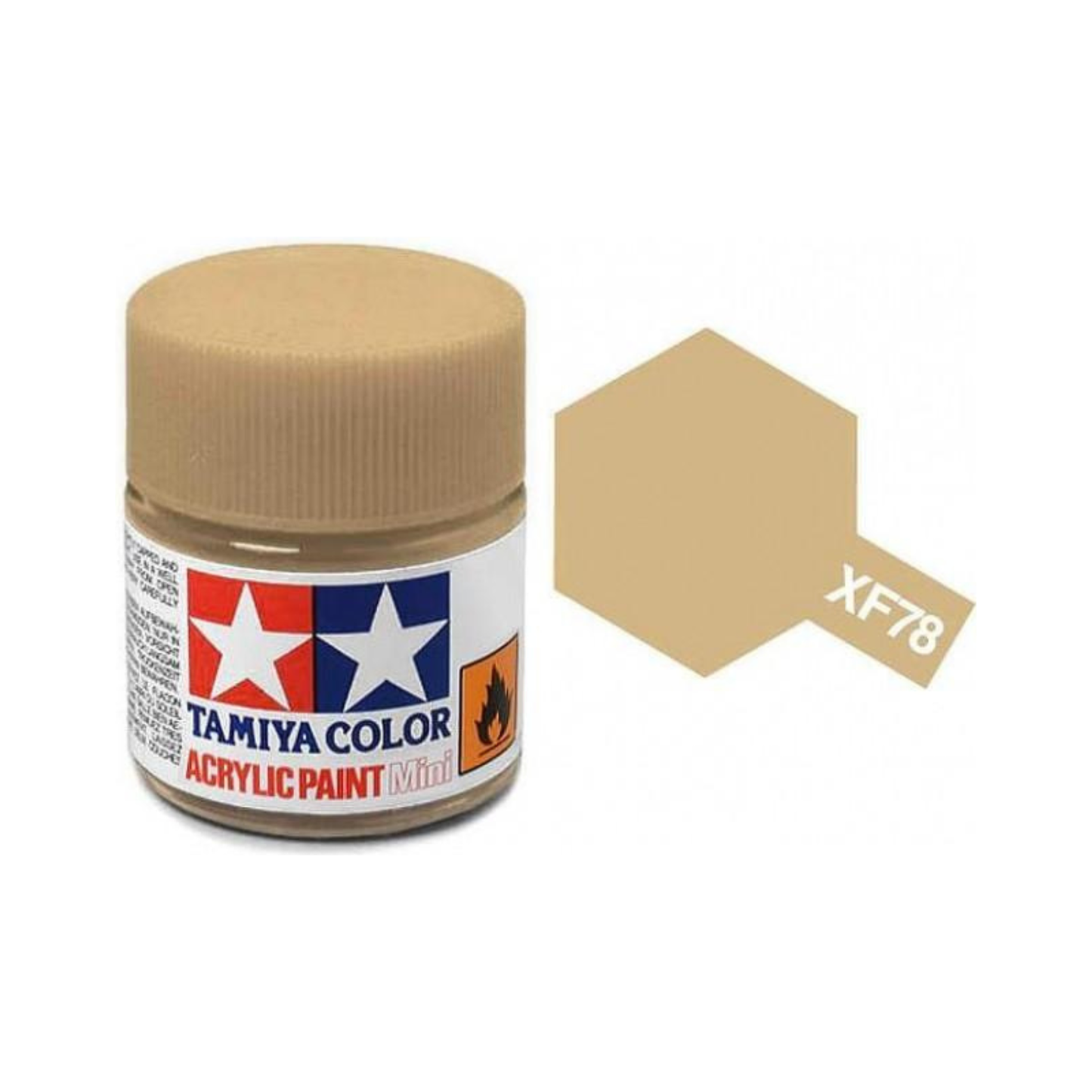 TAMIYA ACRYLIC MINI XF-78 WOODEN DECK TAN