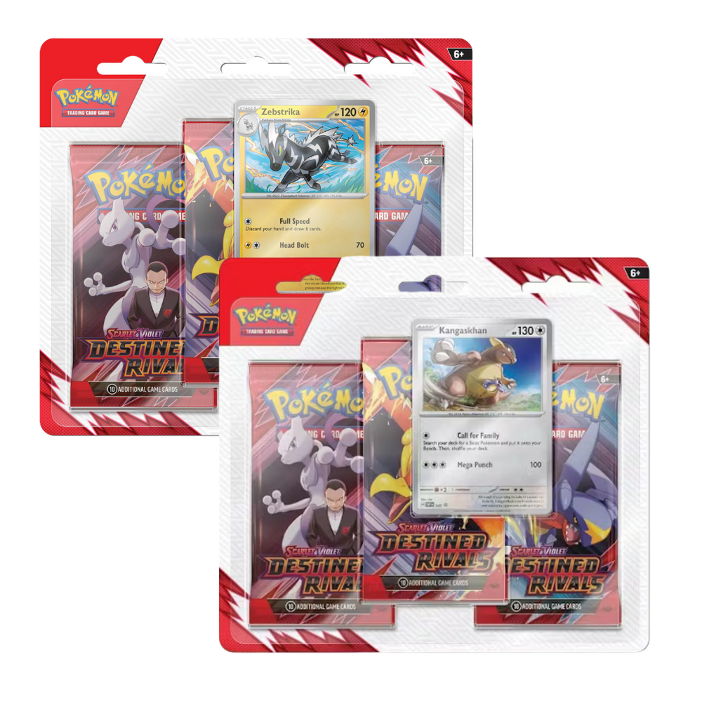 Pokemon TCG Scarlet & Violet Destined Rivals Three booster blister