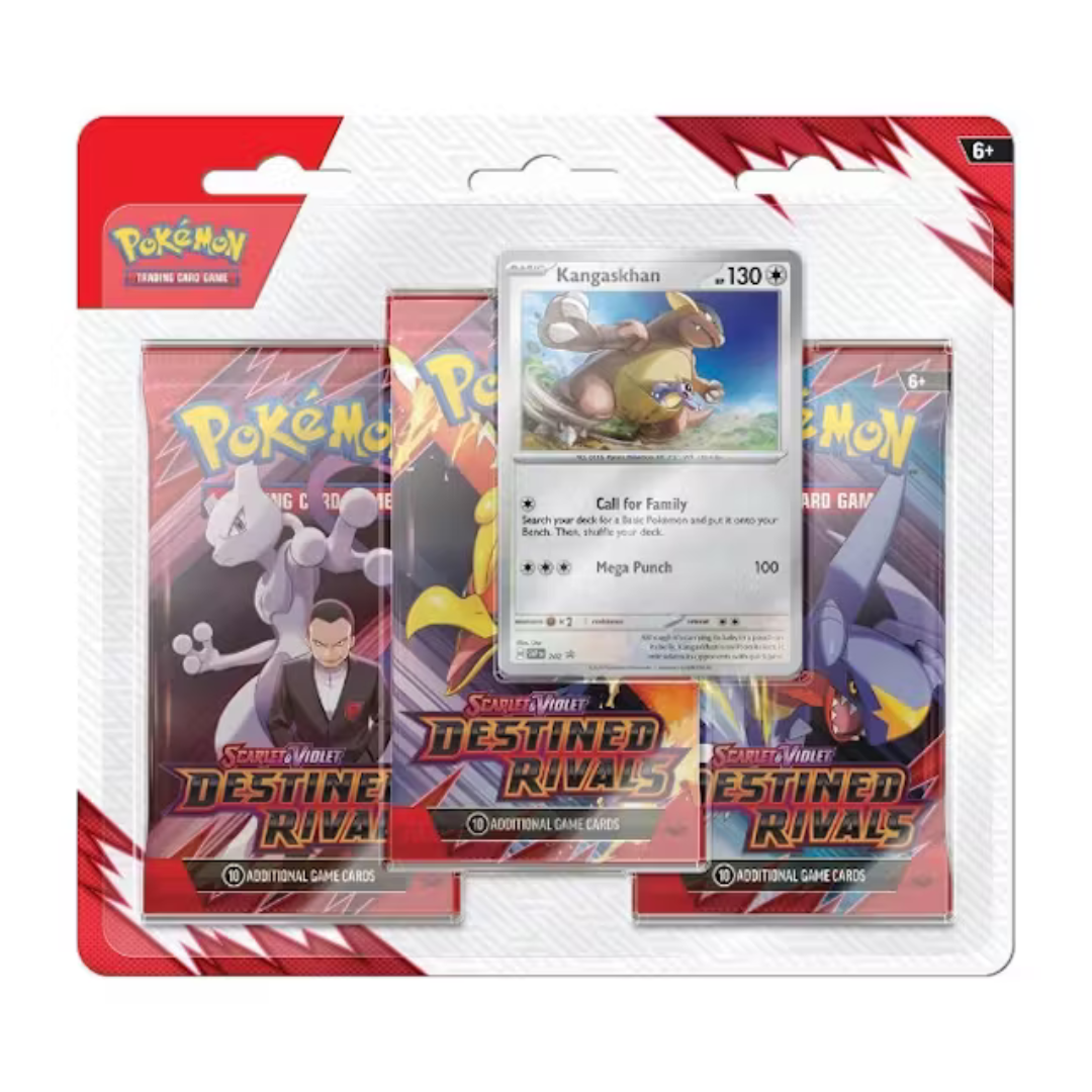 
                  
                    Pokemon TCG Scarlet & Violet Destined Rivals Three booster blister
                  
                