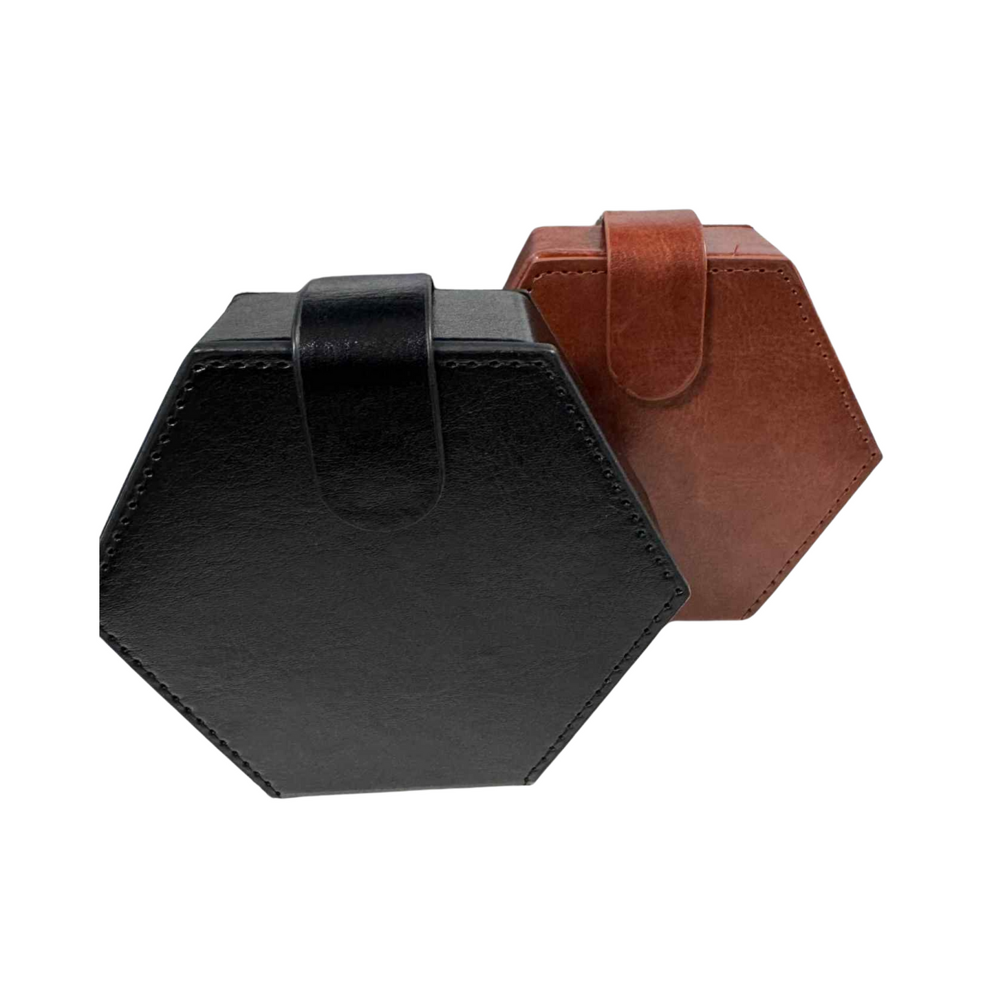 Professional Leather Dice Storage Box