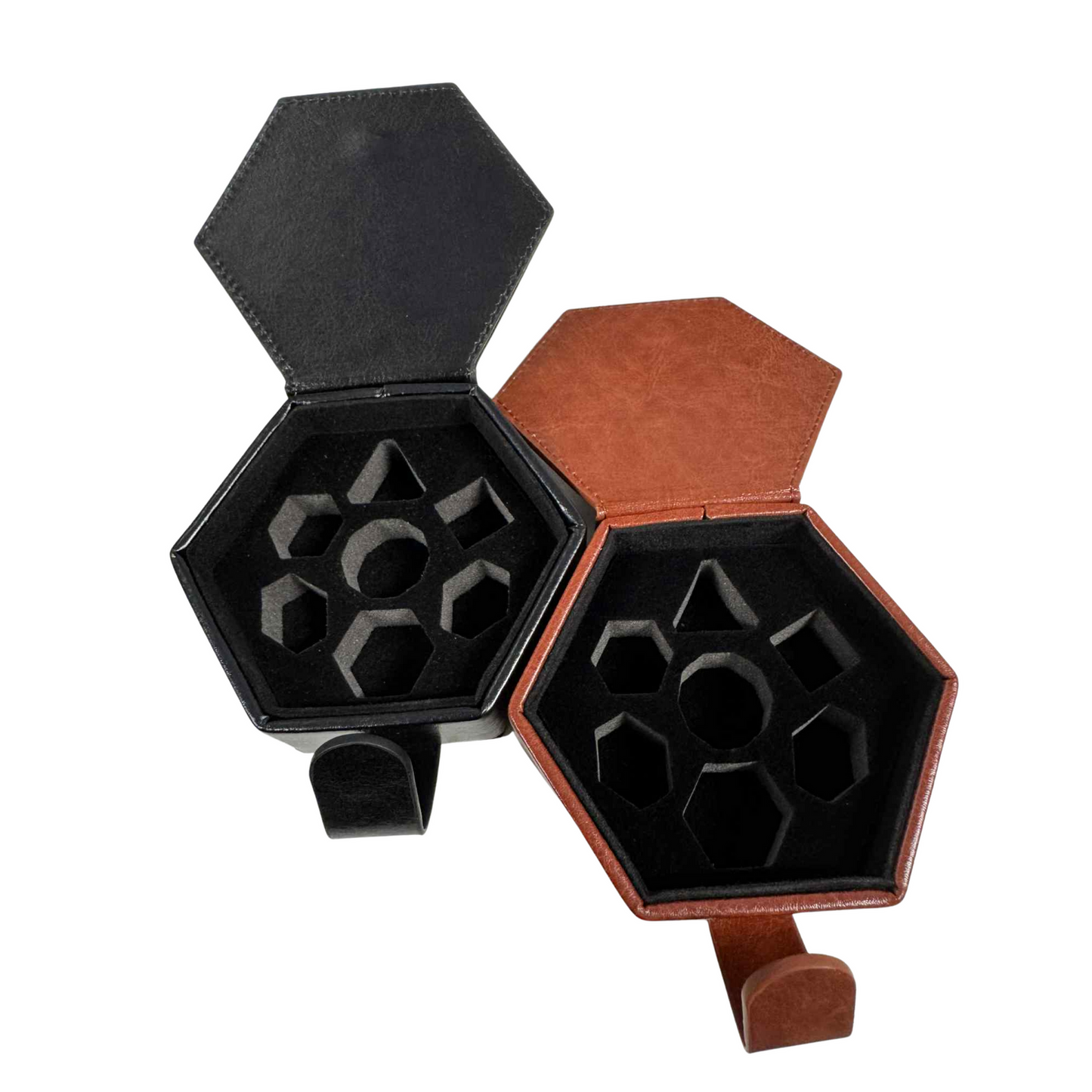 Professional Leather Dice Storage Box