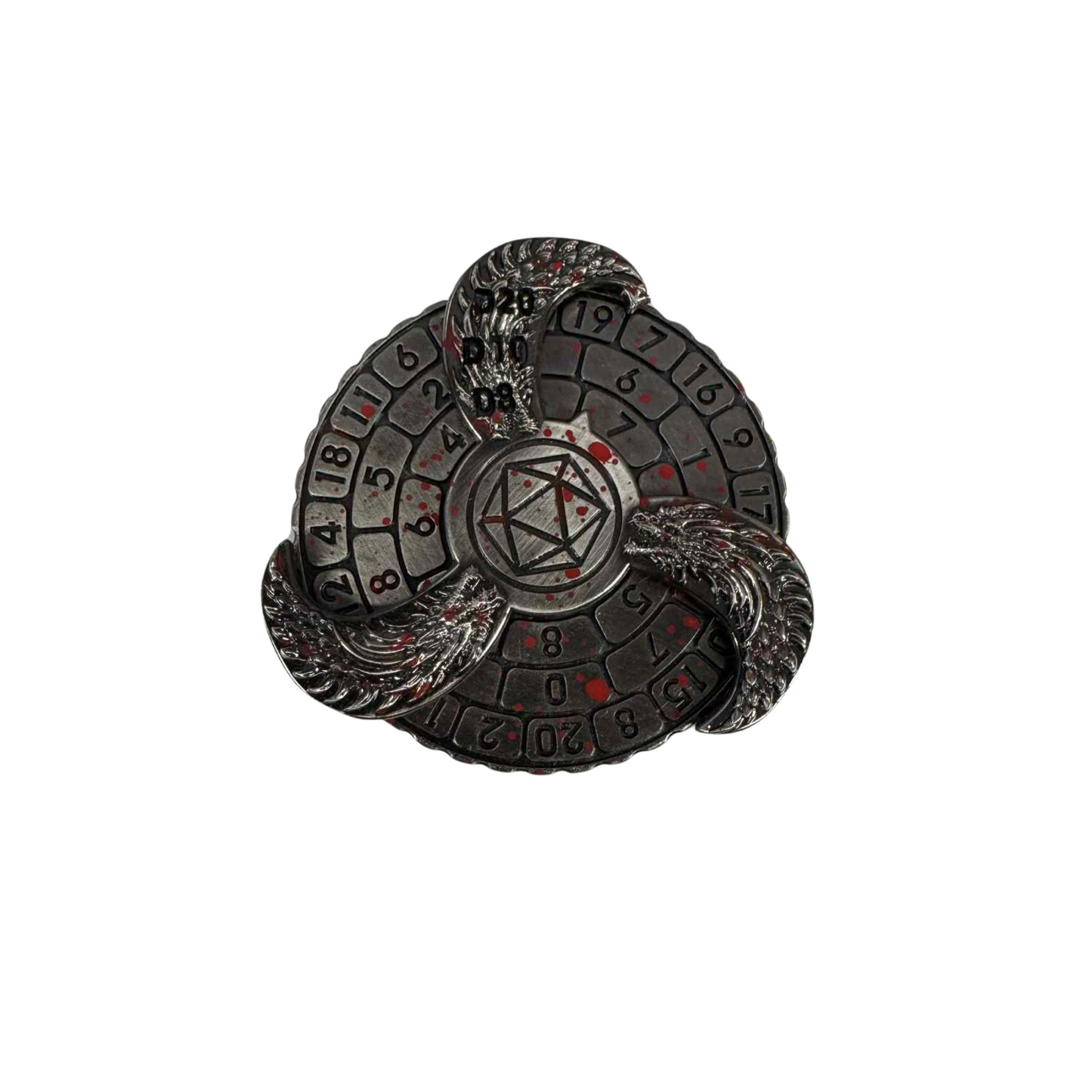 
                  
                    Dragon Metal Spinner Die || D8, D10, D20 All-in-one || 9 Colours Available!
                  
                