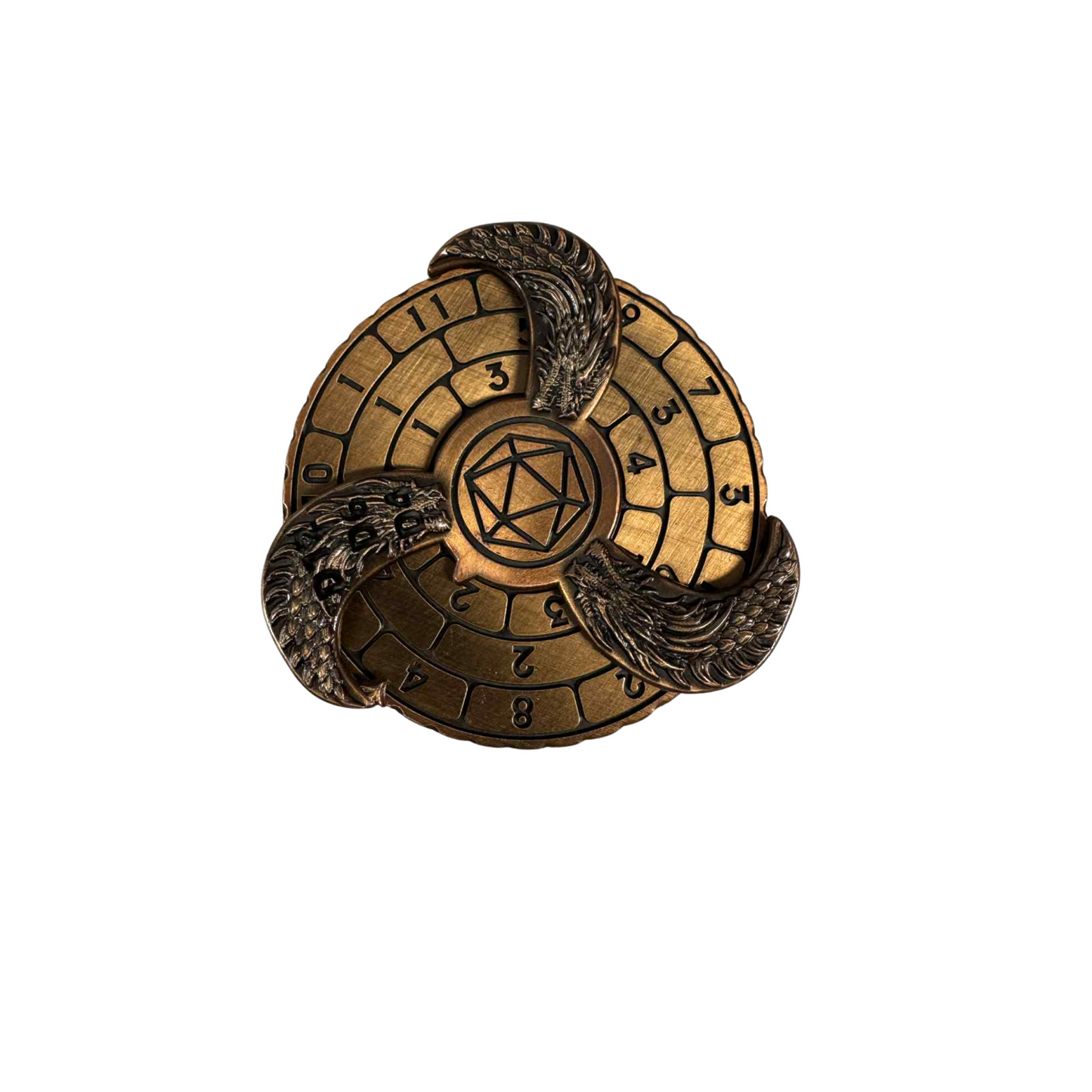 
                  
                    Dragon Metal Spinner Die || D8, D10, D20 All-in-one || 9 Colours Available!
                  
                