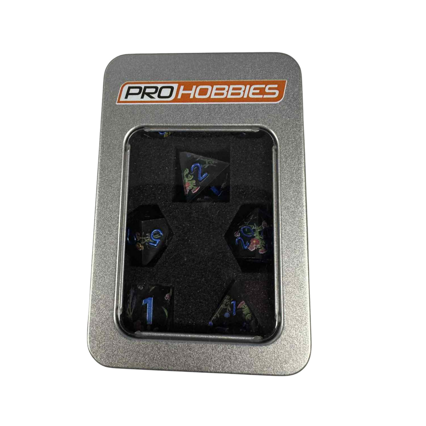 
                  
                    Black Floral - 7pcs Dice Set
                  
                