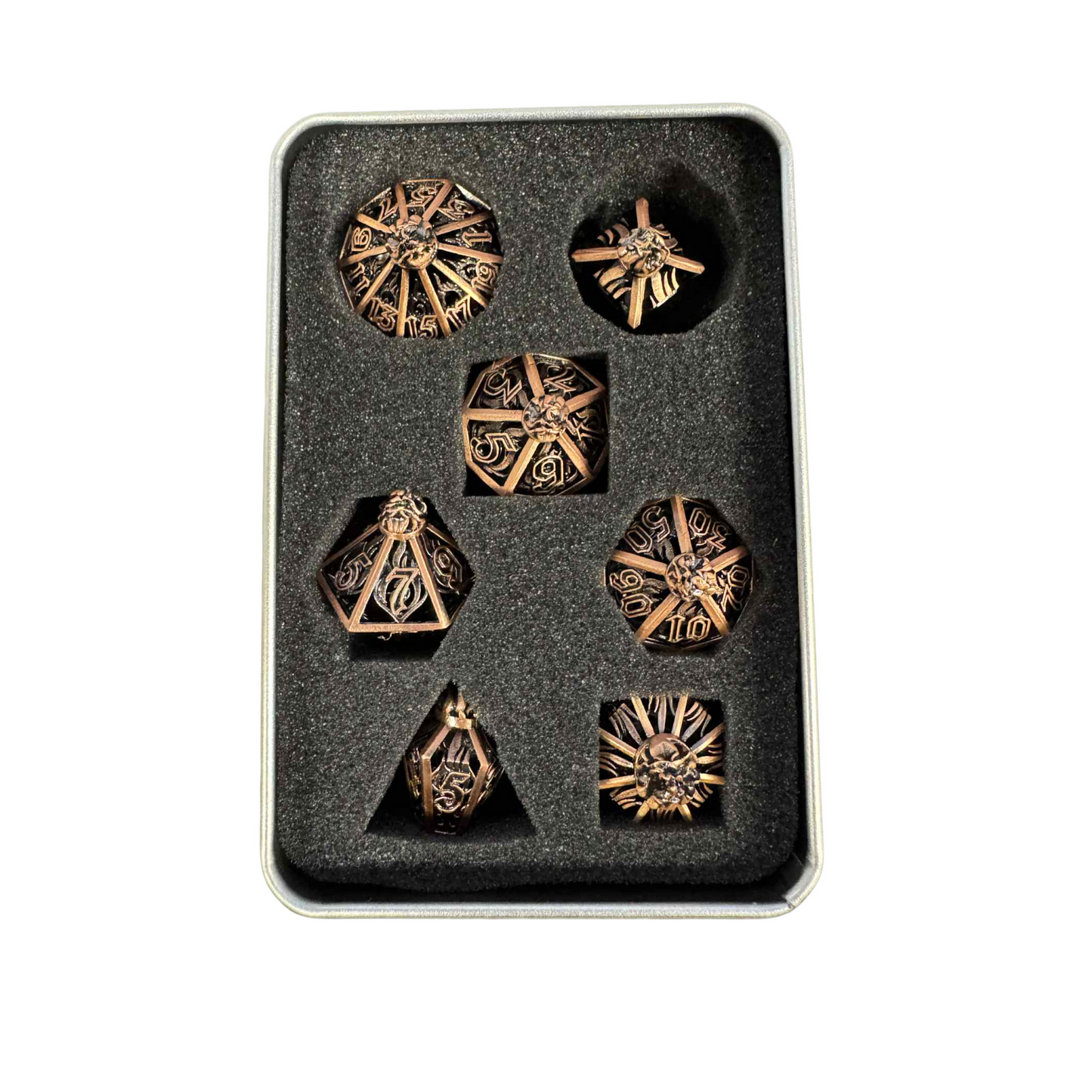 Aristocrat - 7pcs Metal Dice Set