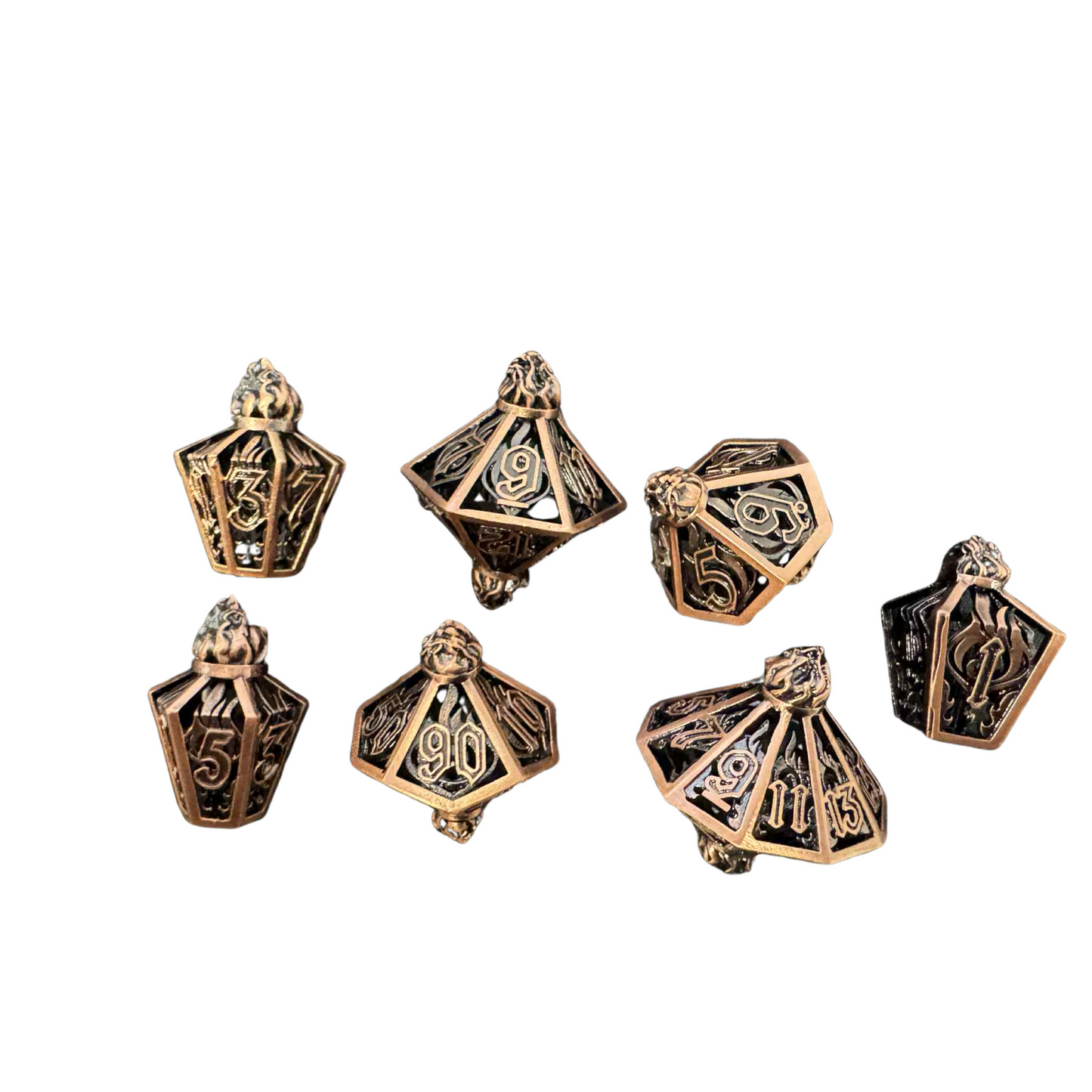 Aristocrat - 7pcs Metal Dice Set
