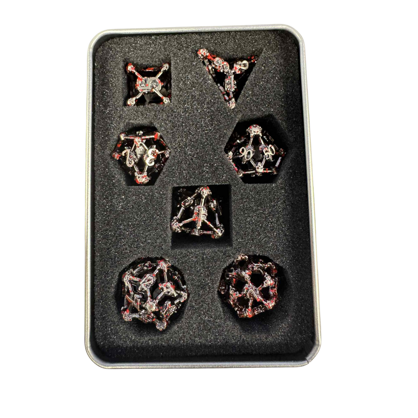 Hollow Bones - 7pcs Dice Set - 2 Colours Available!