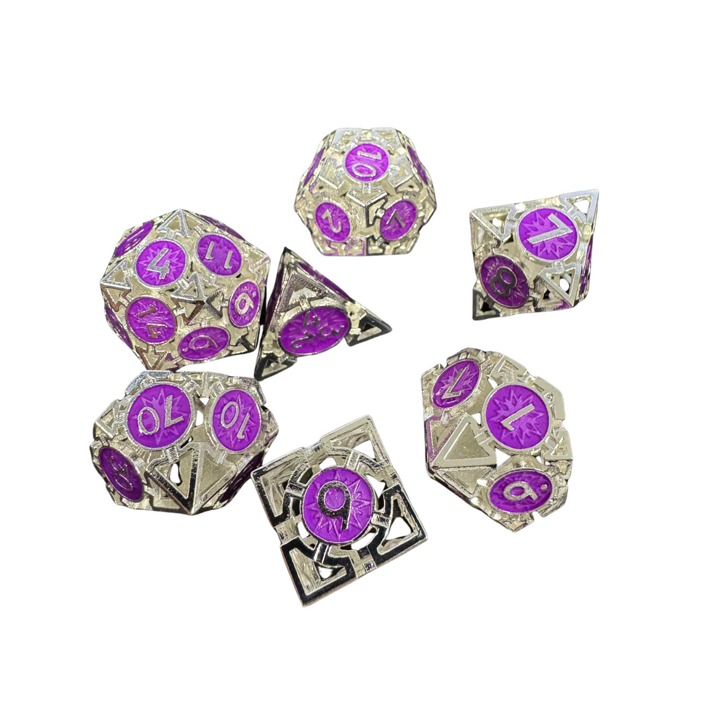 
                  
                    Hollow Metal Fantasy Dice - 7pcs Set
                  
                