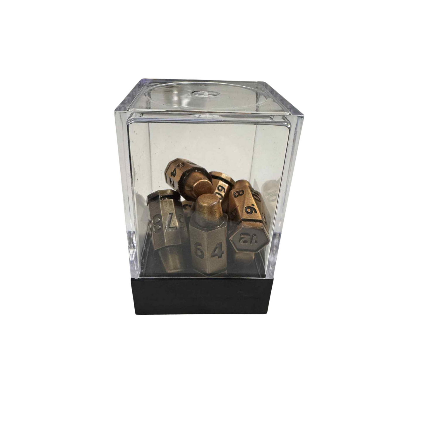 Metal Bullet 7pcs Dice Set - Bronze
