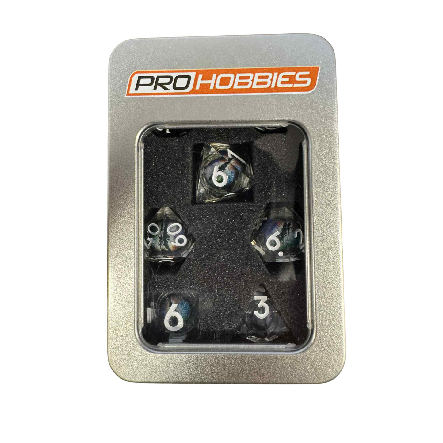 
                  
                    Rainbow Moving Dragon Eyes - 7pcs Dice Set
                  
                