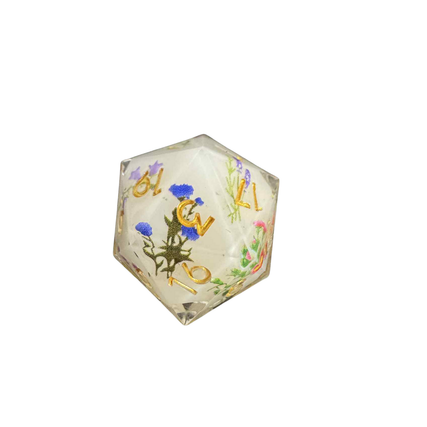 
                  
                    White Floral - 7pcs Dice Set
                  
                