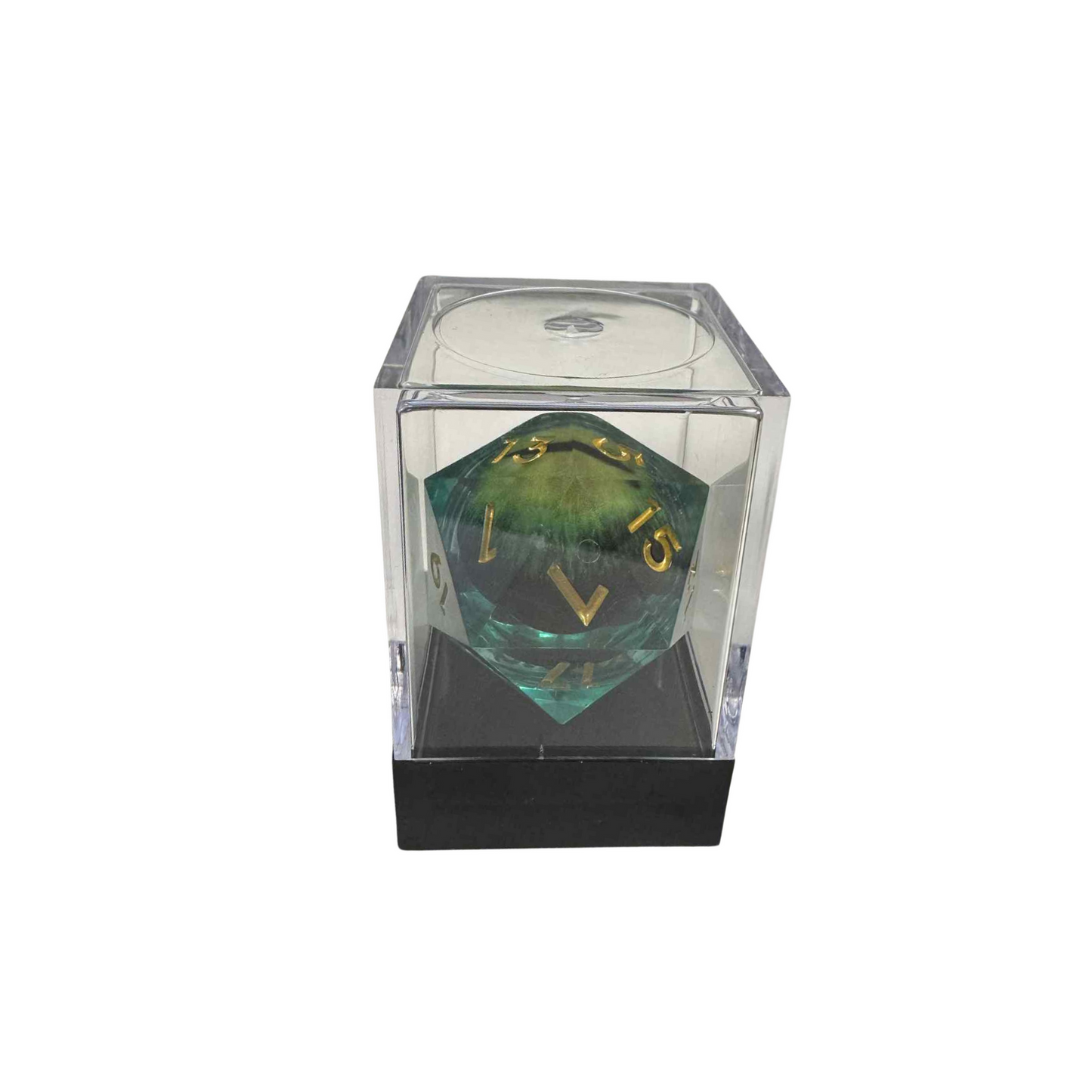 Large Green Dragon Eye - Single 35mm Die