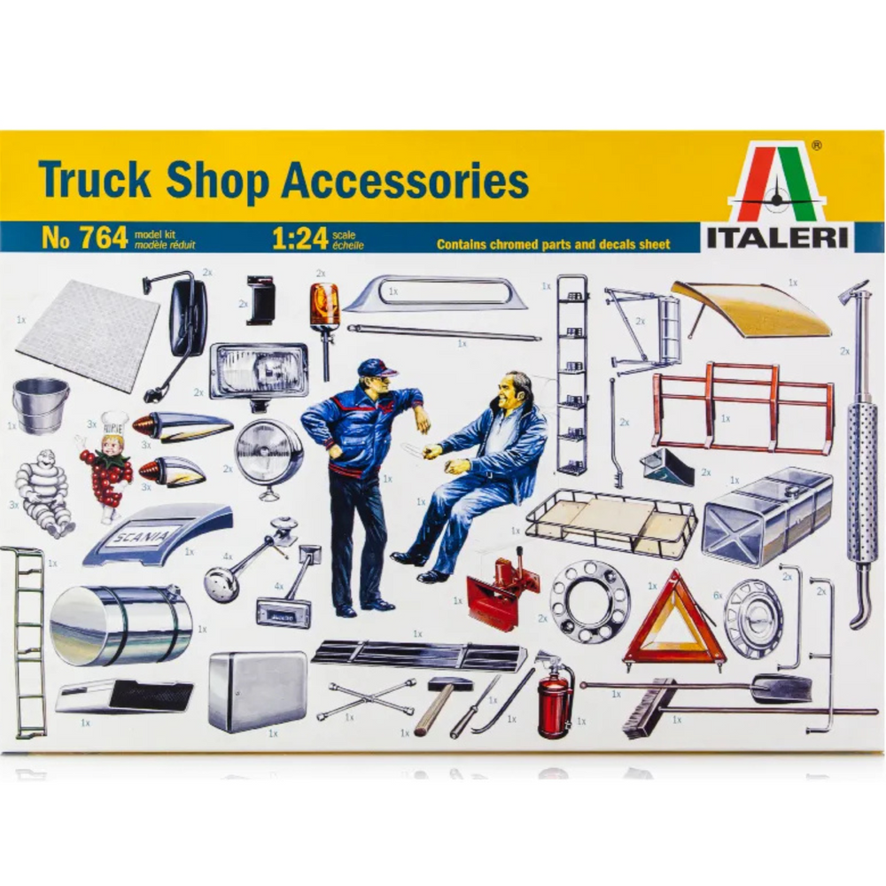 
                  
                    ITALERI TRUCK ACCESSORIES 1:24 SELF BUILD KIT
                  
                