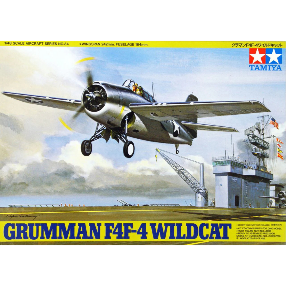 TAMIYA GRUMMAN F4F-4 WILDCAT SELF BUILD KIT