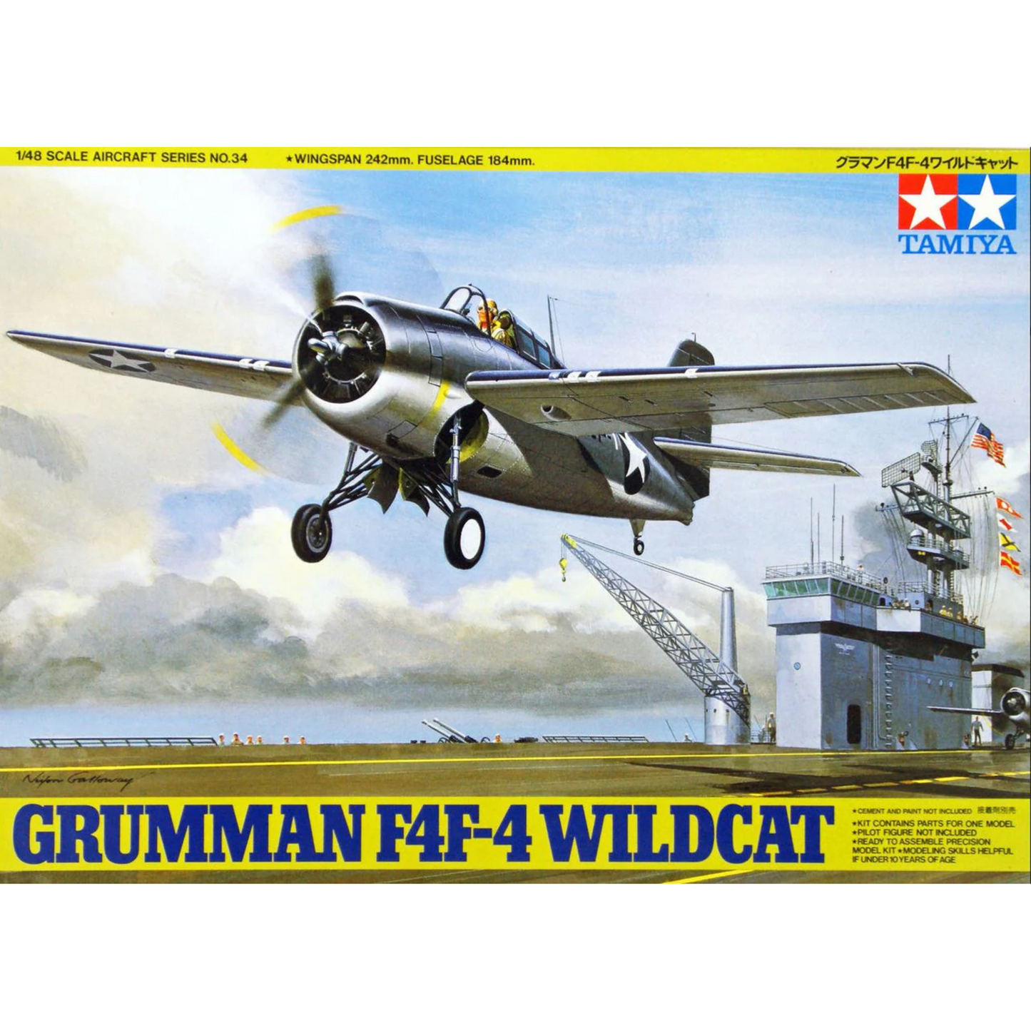 TAMIYA GRUMMAN F4F-4 WILDCAT SELF BUILD KIT