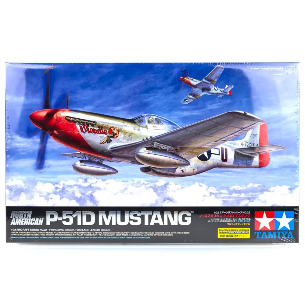 TAMIYA NORTH AMERICAN P-51D MUSTANG SELF BUILD KIT