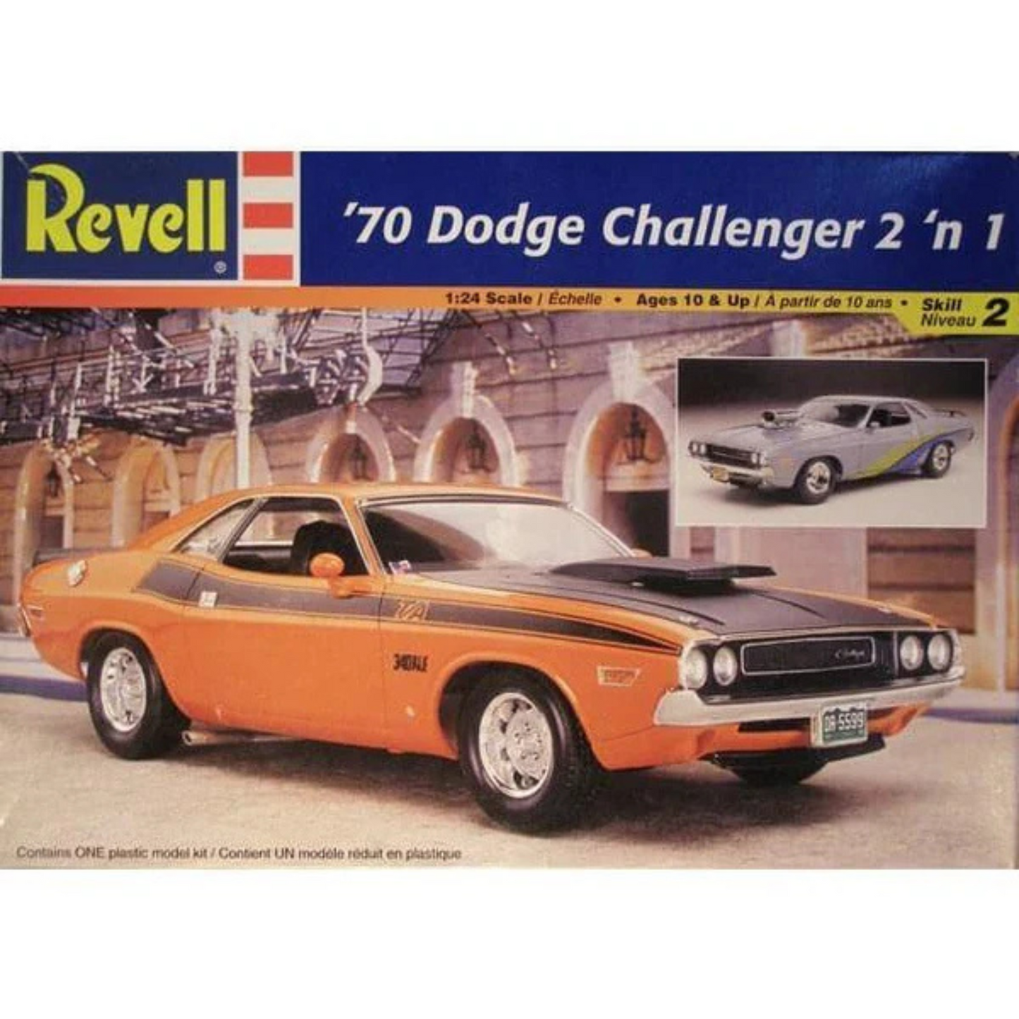
                  
                    REVELL '70 DODGE CHALLENGER 2 'N 1 MODEL KIT
                  
                