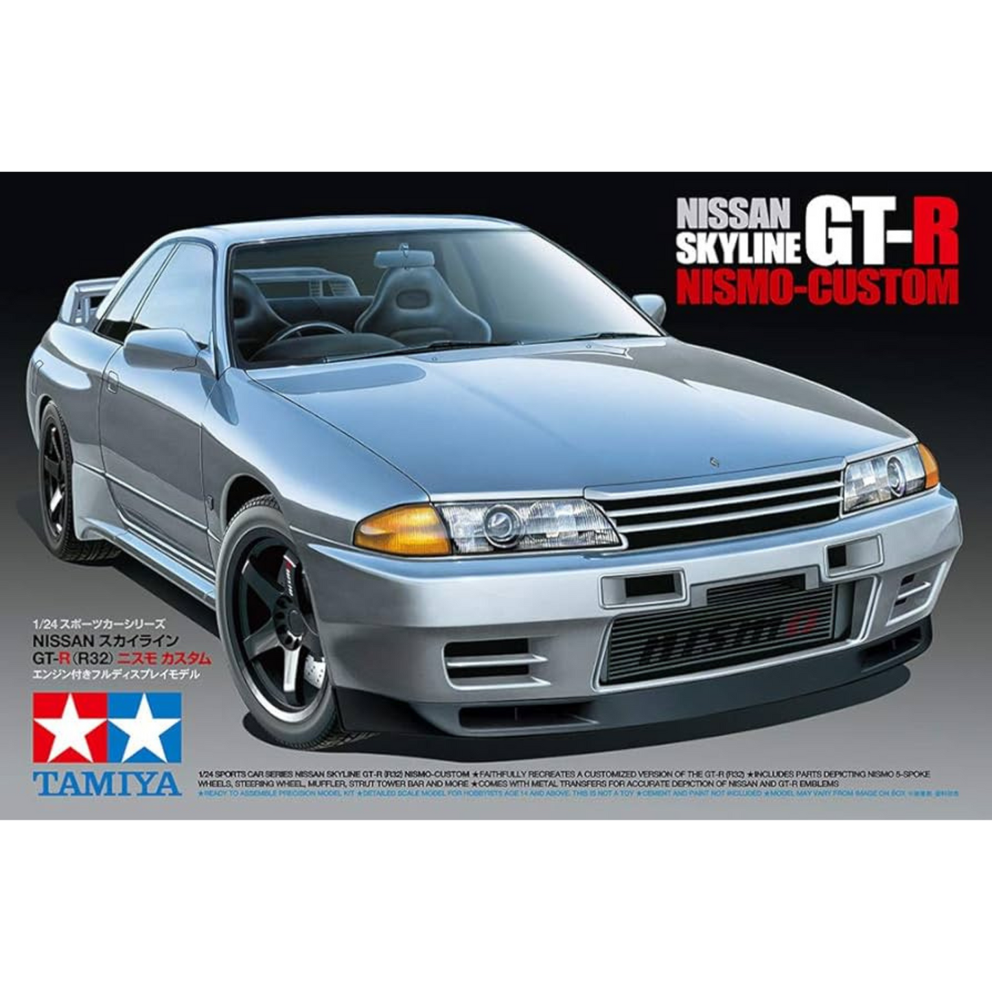 
                  
                    TAMIYA 1/24 GT-R (R32) NISMO-CUSTOM SELF BUILD KIT
                  
                