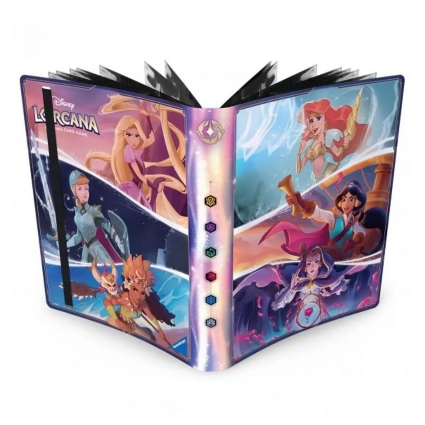 Disney Lorcana Premium Card Portfolio: Powerful Princesses Fabled Set 9