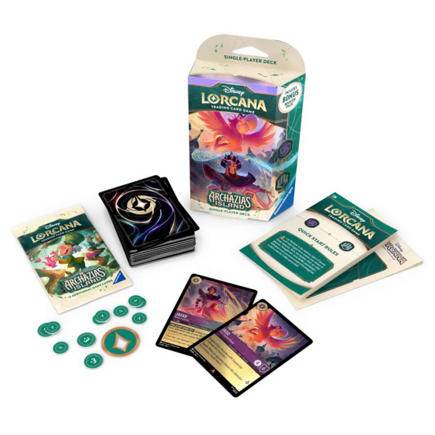 Disney Lorcana Archazia'S Island Single Player Deck- Ametheyst & Steel-Set 7