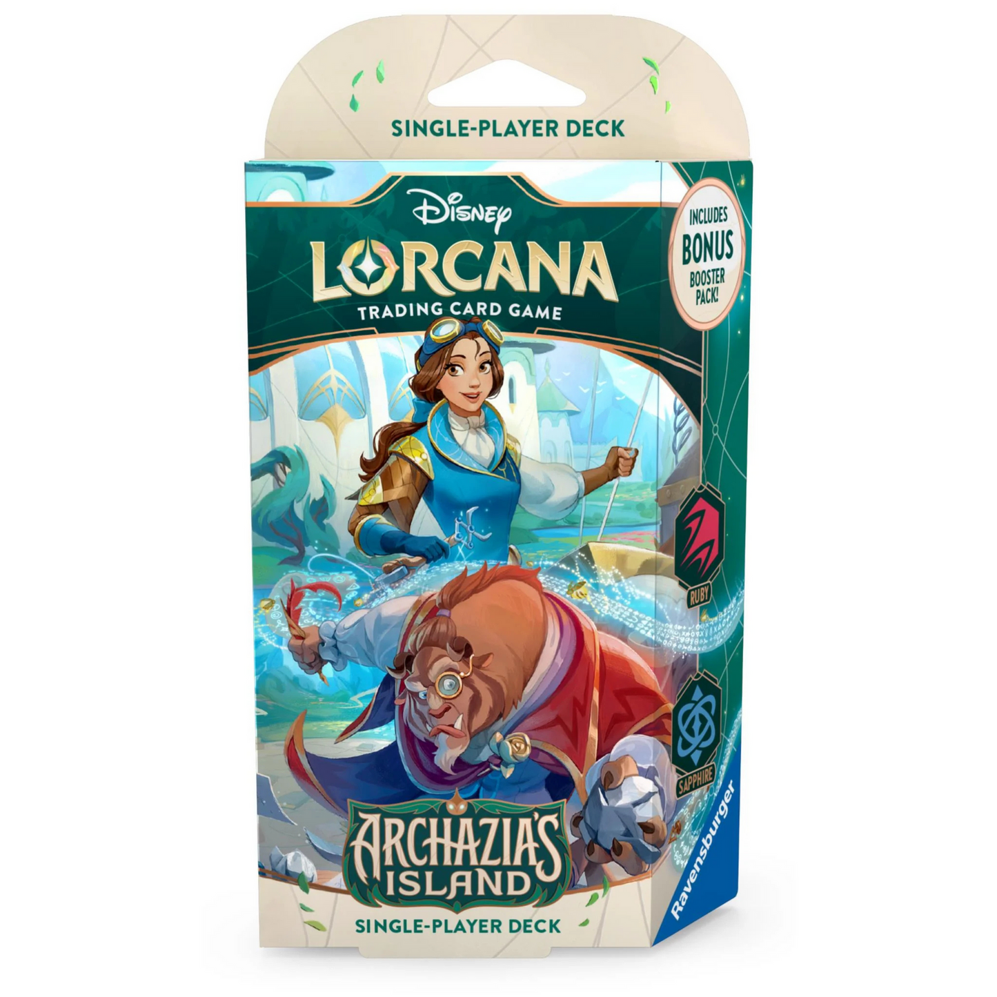 Disney Lorcana Archazia'S Island Single Player Deck- Ruby & Sapphire-Set 7