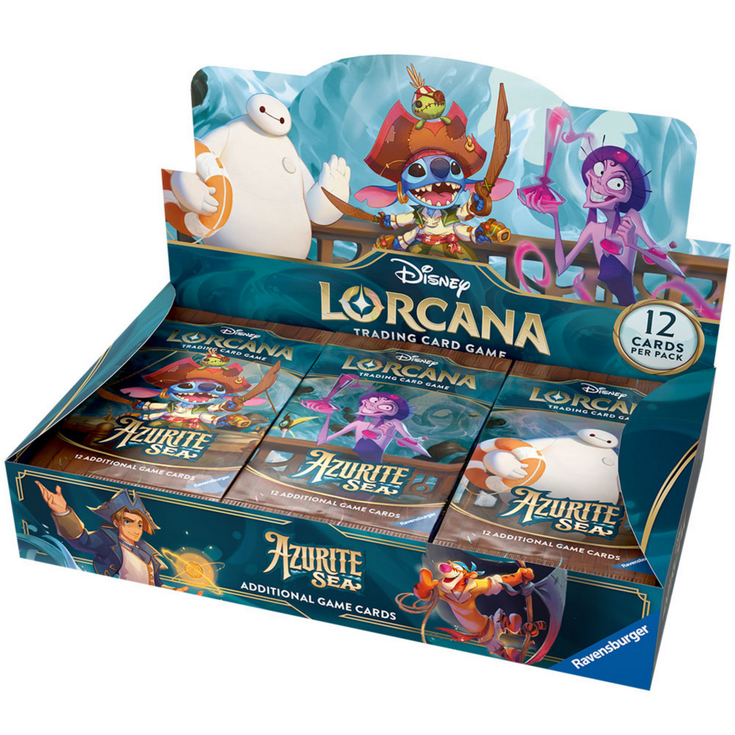 Disney Lorcana TCG Azurite Sea Single Booster Box