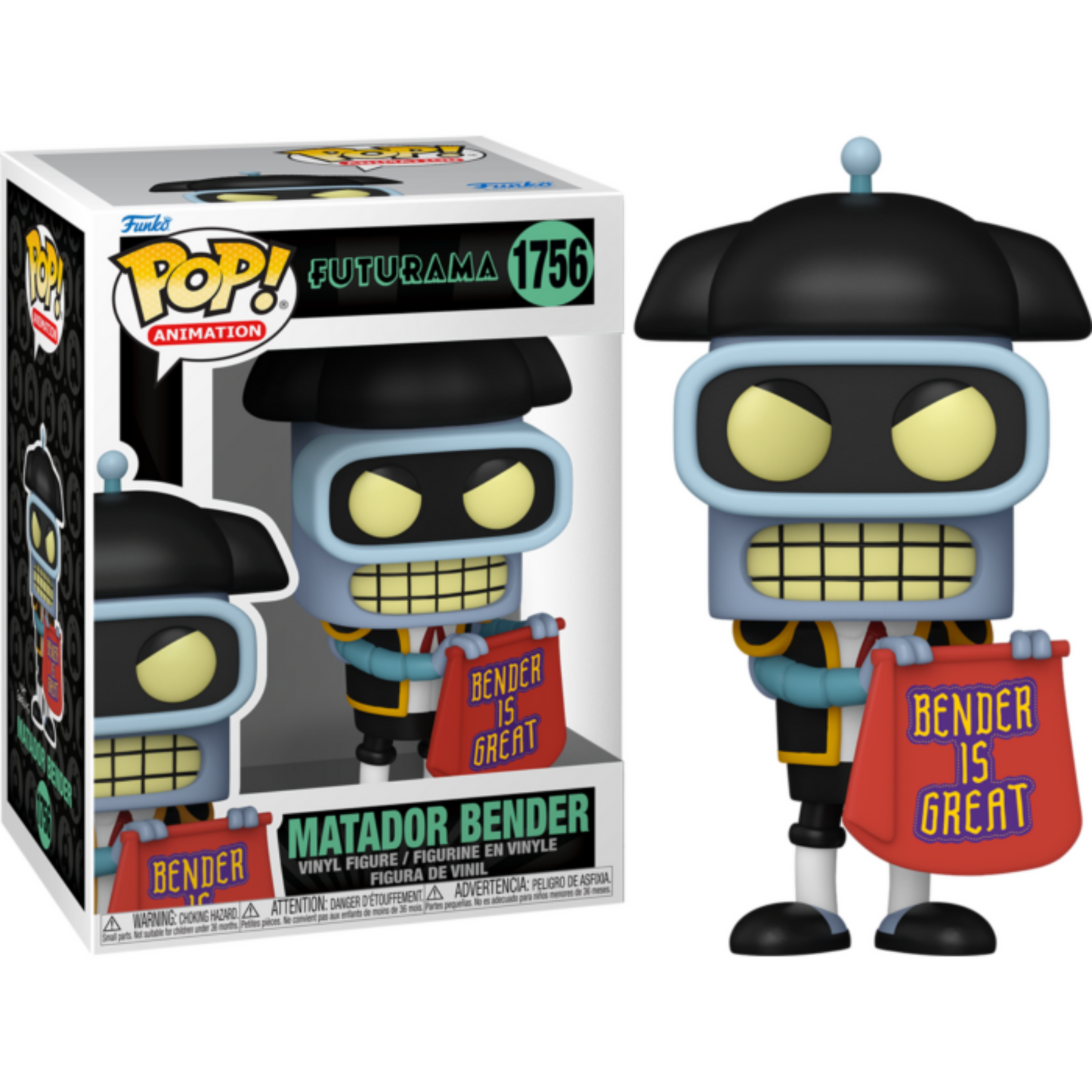 Futurama - Bender (Matador) Pop!
