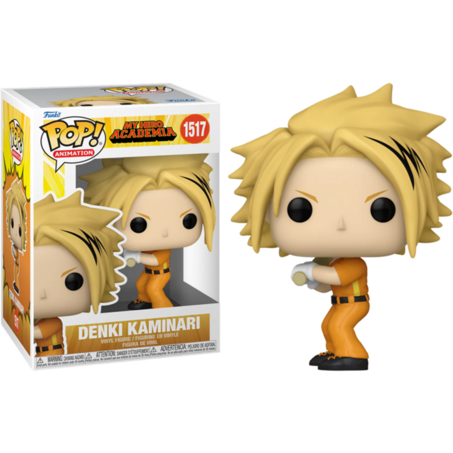 My Hero Academia - Denki Kaminari (Baseball) Pop! Vinyl Figure