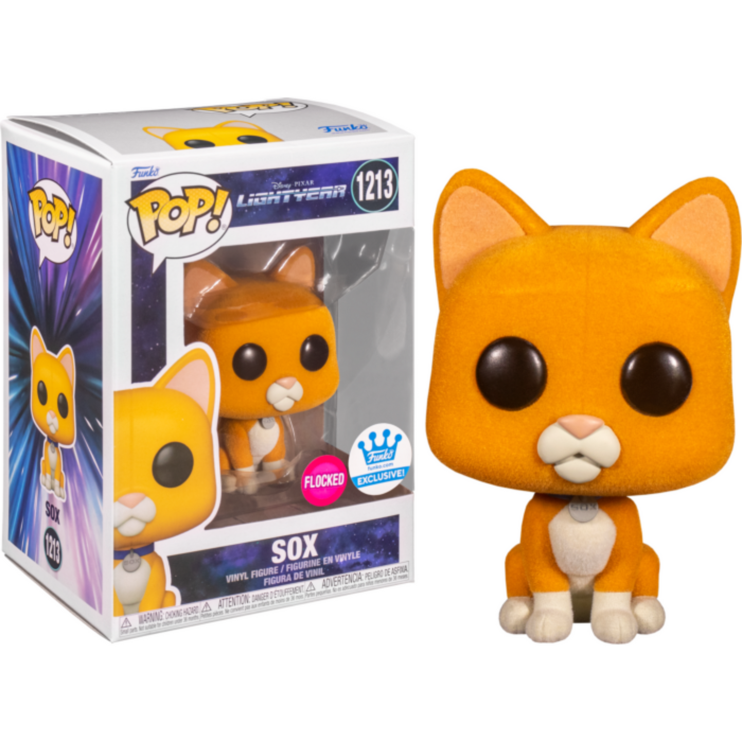 Lightyear (2022) - Sox Flocked Pop! Vinyl Figure