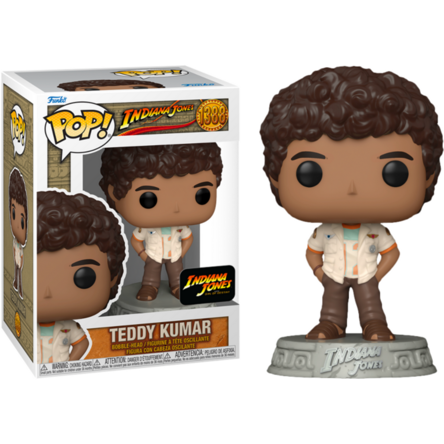 Indiana Jones and the Dial of Destiny - Teddy Kumar Pop! Vinyl Figure