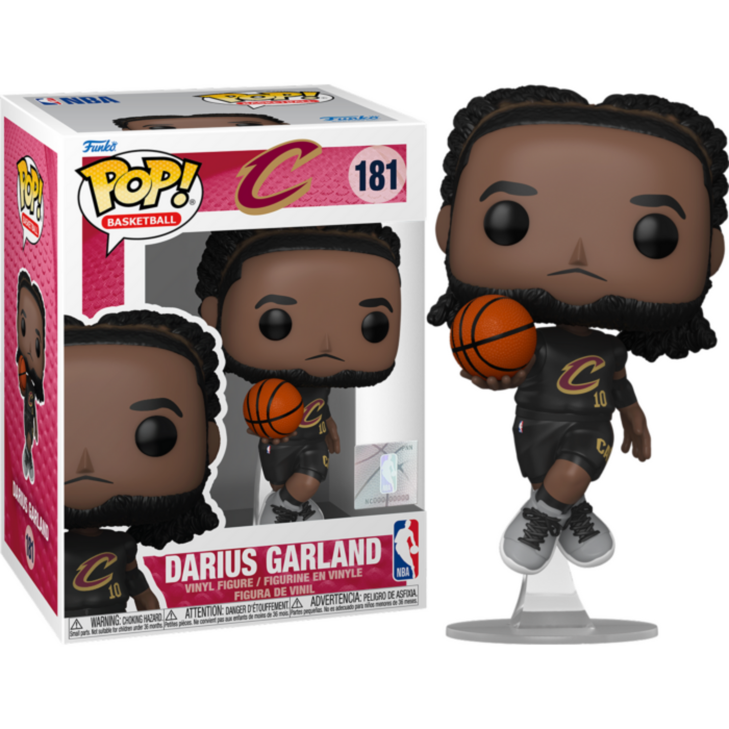 NBA Basketball - Darius Garland (Cleveland Cavaliers) Pop! Vinyl Figure