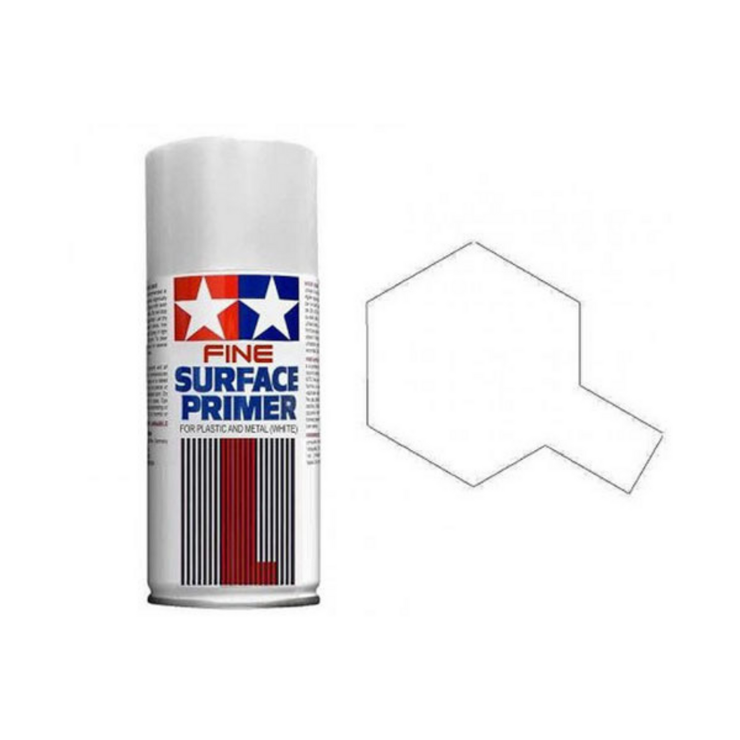 Tamiya White Fine Surface Primer Large Spray for Plastic & Metal 180ml