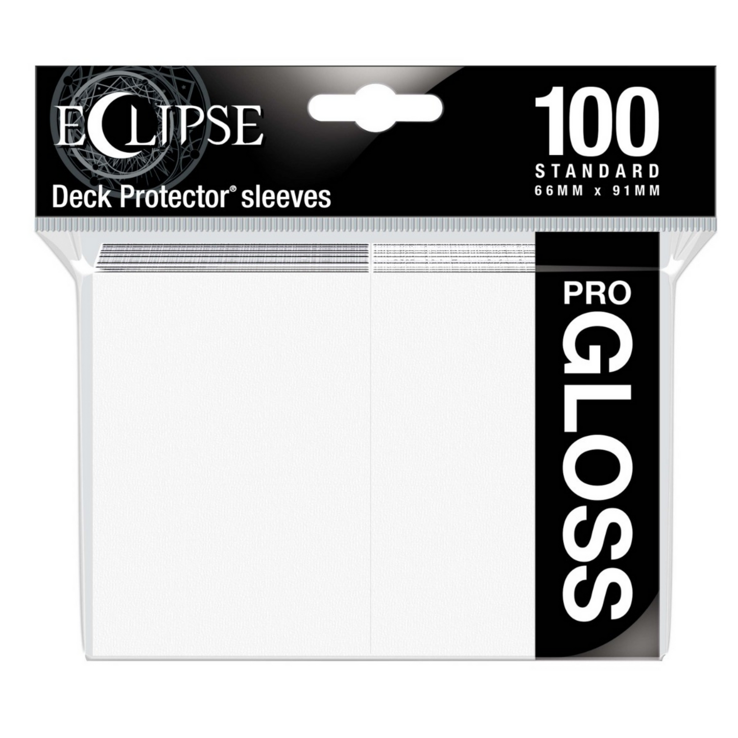 Ultra Pro Eclipse Gloss Standard Sleeves 100 pack Arctic White UP15600