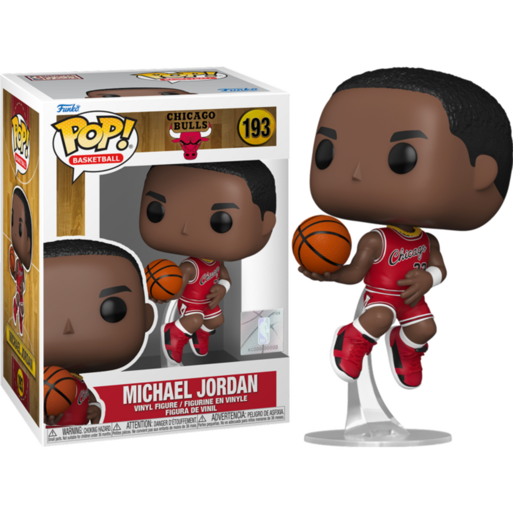 
                  
                    NBA Basketball: Rookie Season - Michael Jordan Chicago Bulls Pop! Vinyl Figure
                  
                