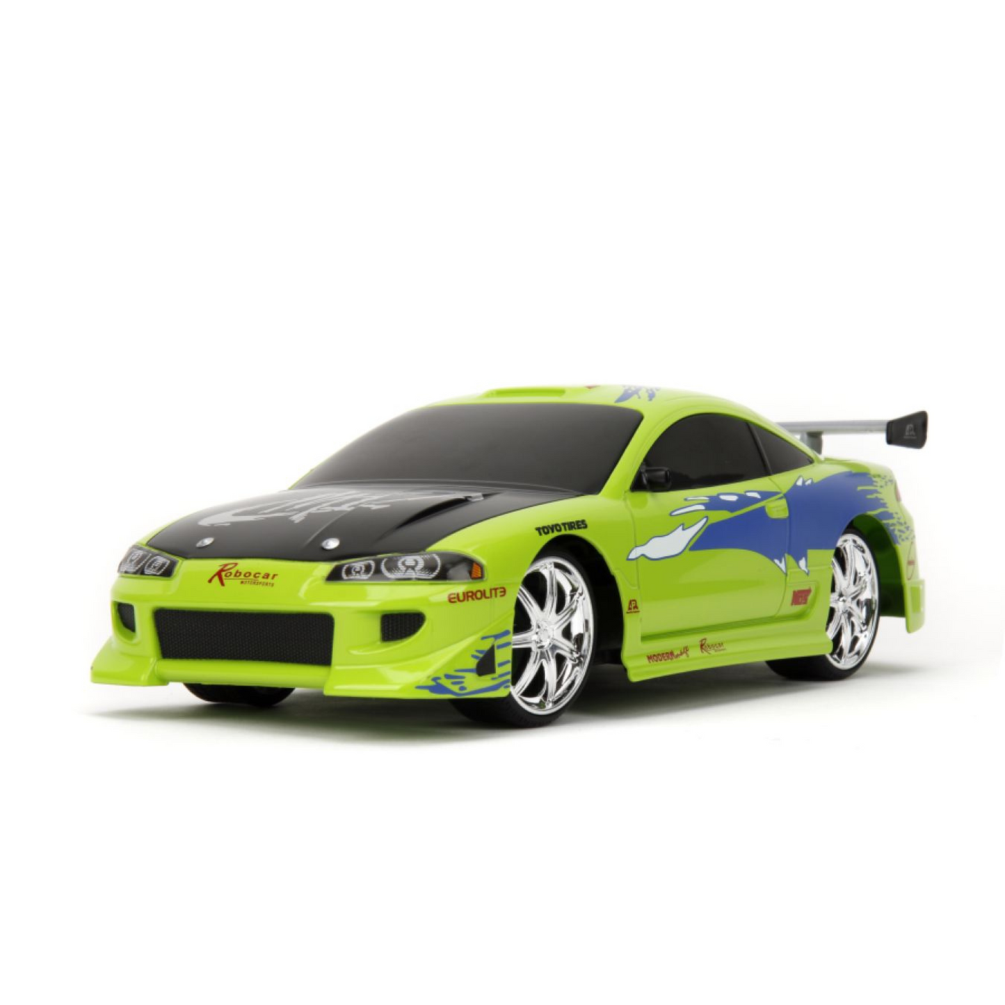 
                  
                    Fast and Furious - 1995 Mitsubishi Eclipse 1:16 Scale Remote Control Car
                  
                