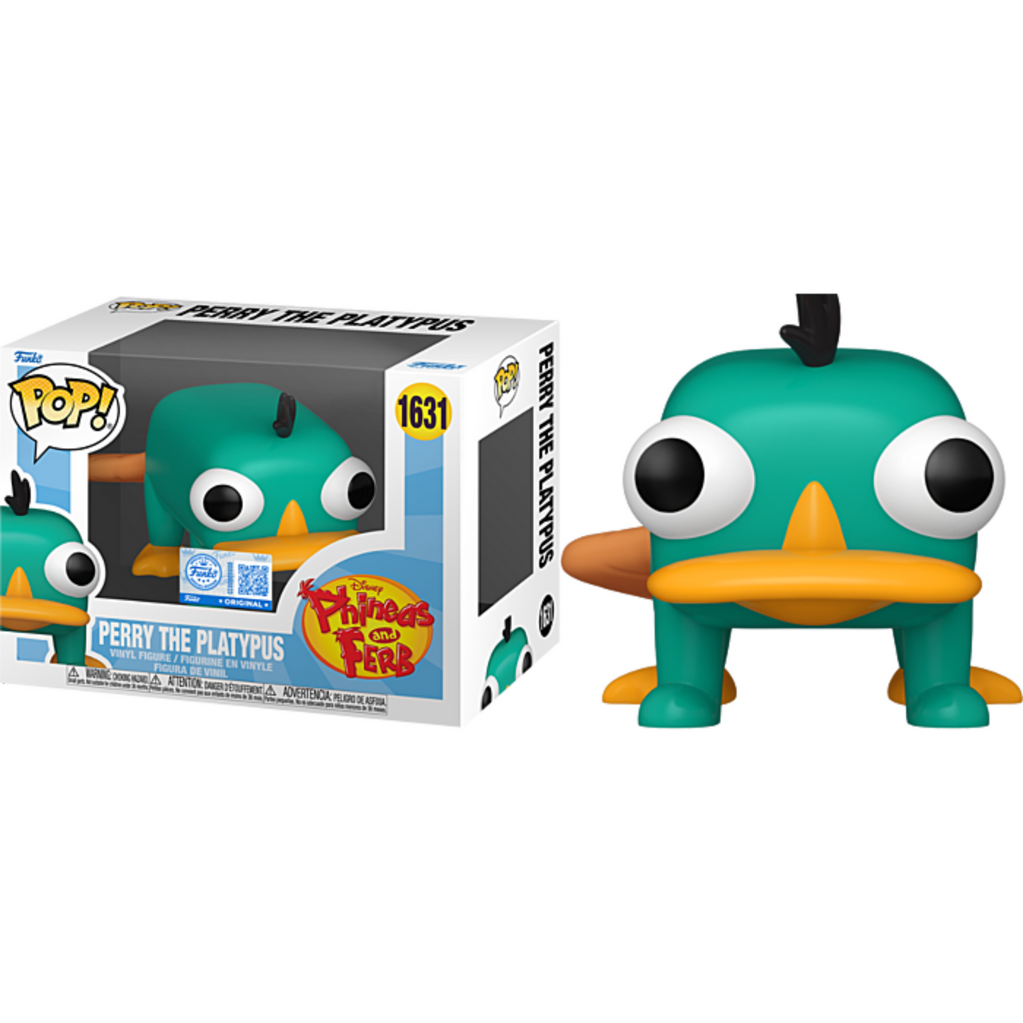 Phineas and Ferb - Perry the Platypus Pop! Vinyl Figure