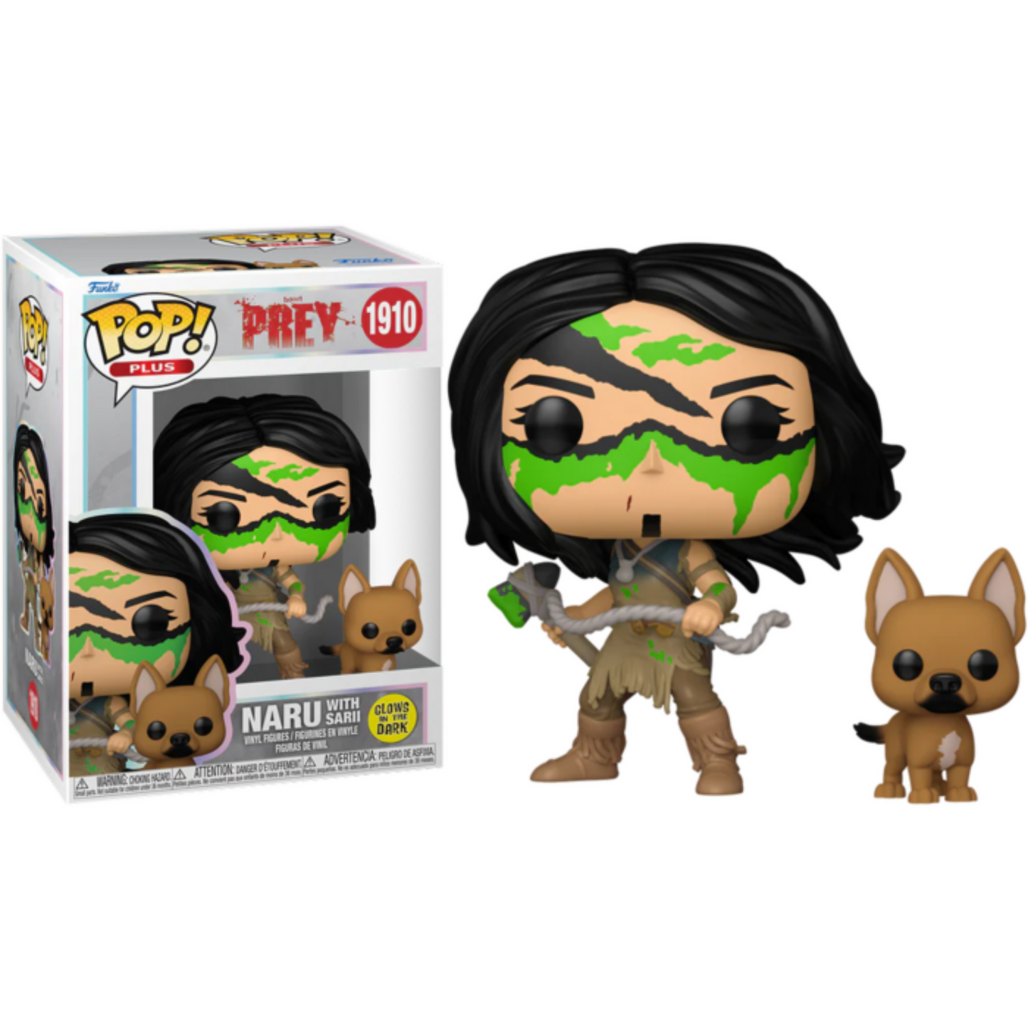 
                  
                    Prey (2022) - Naru with Sarii Glow-in-the-Dark Pop! Plus Vinyl Figure
                  
                