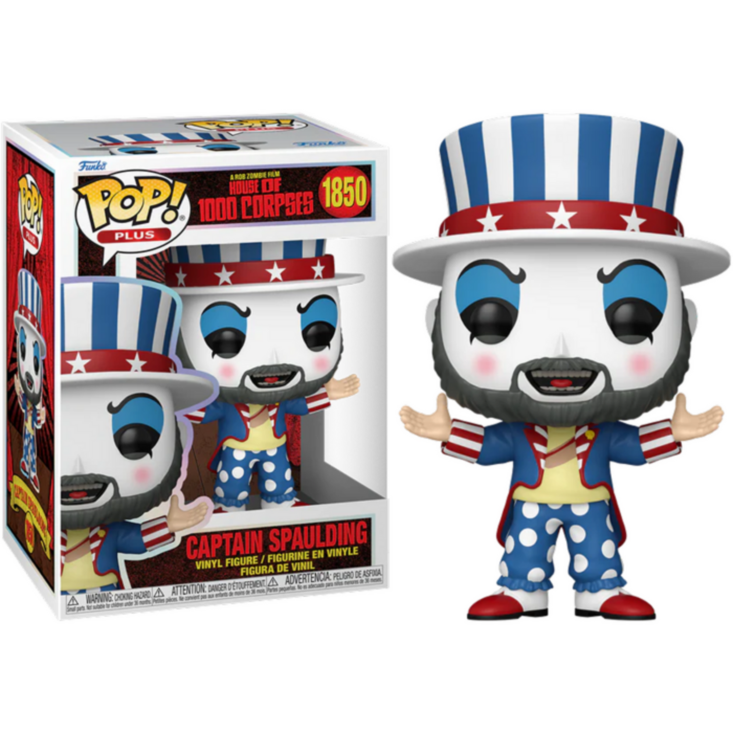 House of 1000 Corpses - Captain Spaulding Pop! Plus Vinyl Figure
