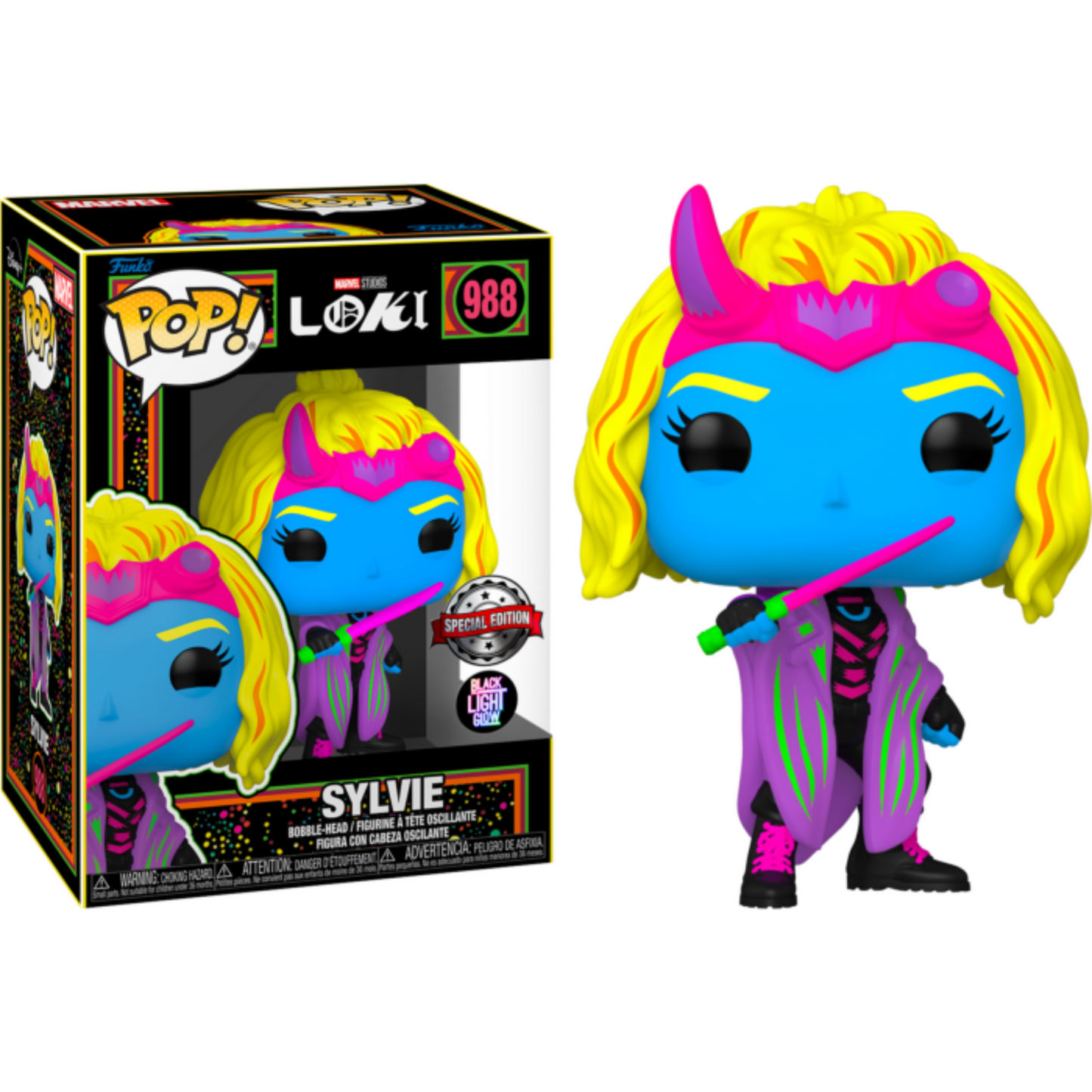 Loki (2021) - Sylvie Blacklight Pop! Vinyl Figure